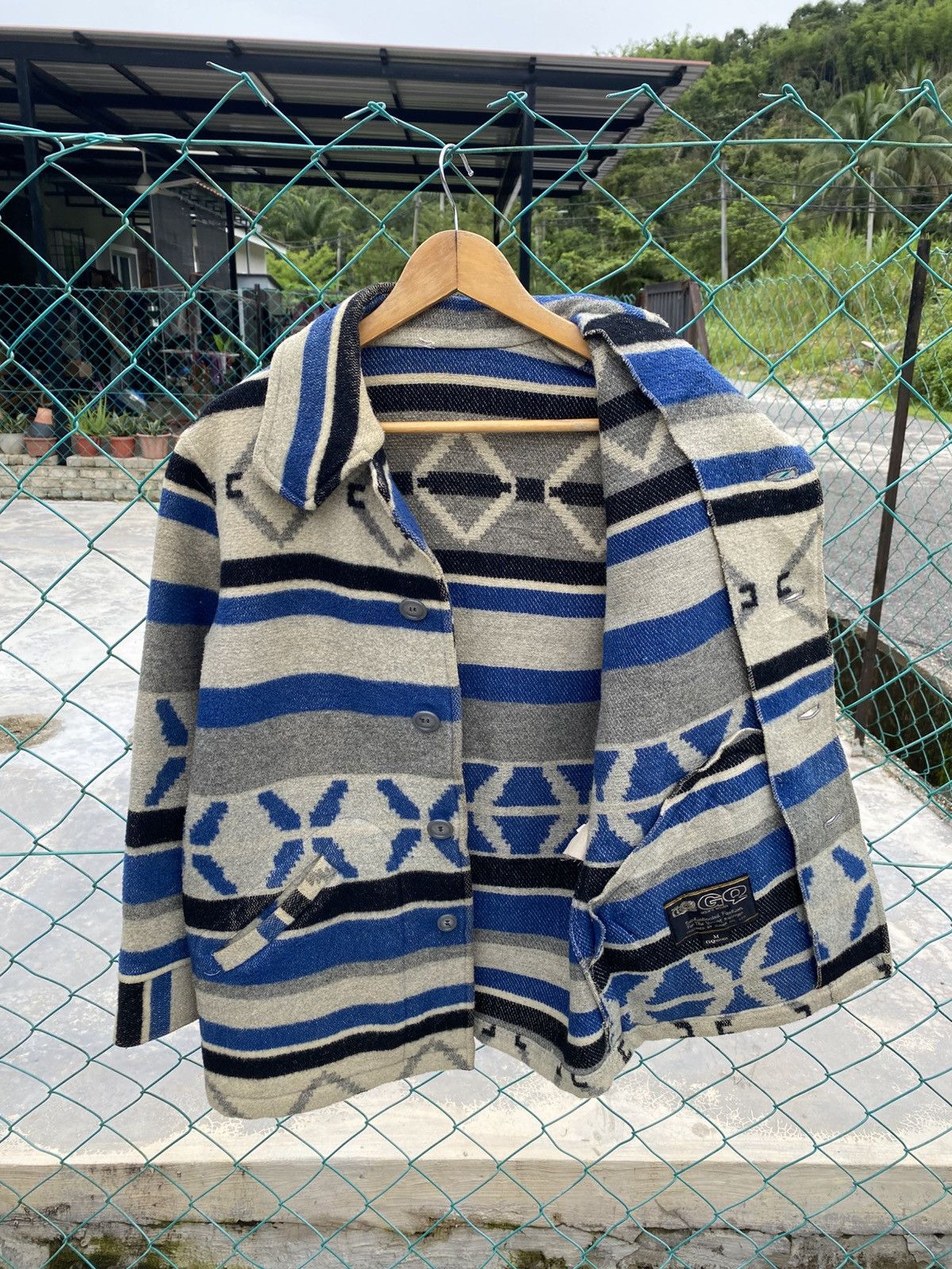Japanese Brand GQ navajo flannel jacket Size US M / EU 48-50 / 2 - 5 Thumbnail