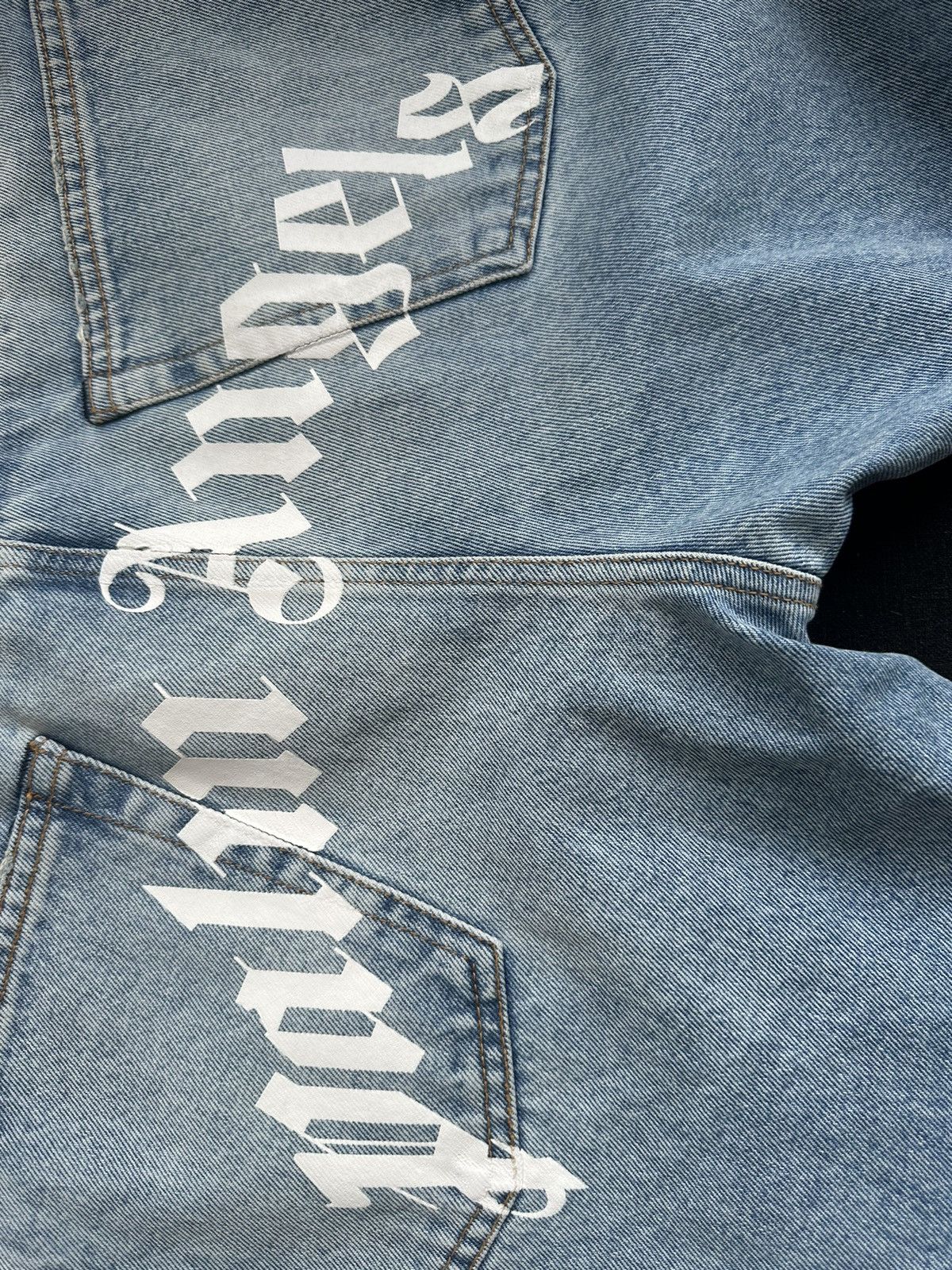 Palm Angels Palm Angels Logo Jeans Size US 36 / EU 52 - 10 Thumbnail