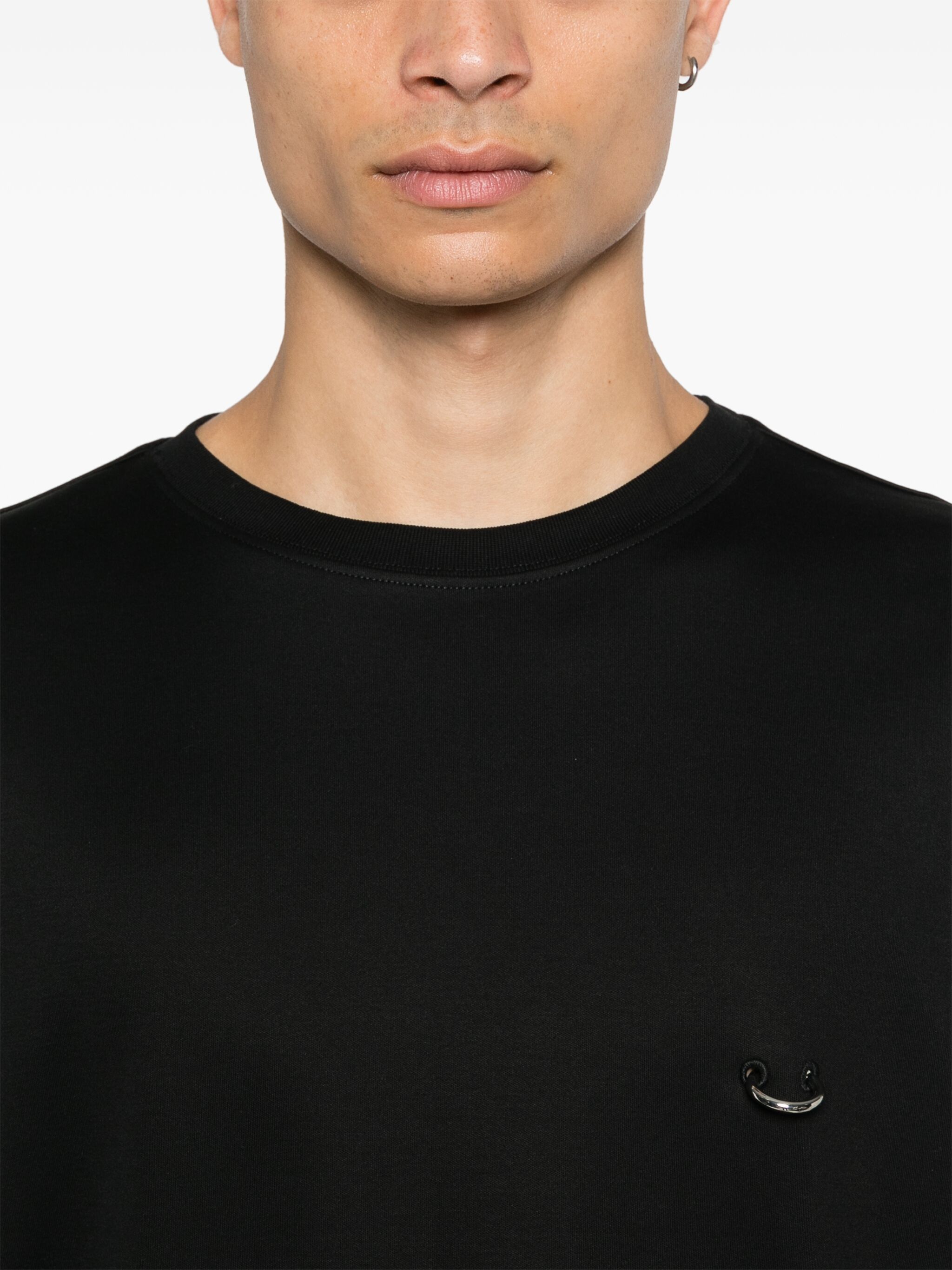 Mugler o1s22i1n1124 Oversized T-Shirt in Black Size US M / EU 48-50 / 2 - 5 Thumbnail