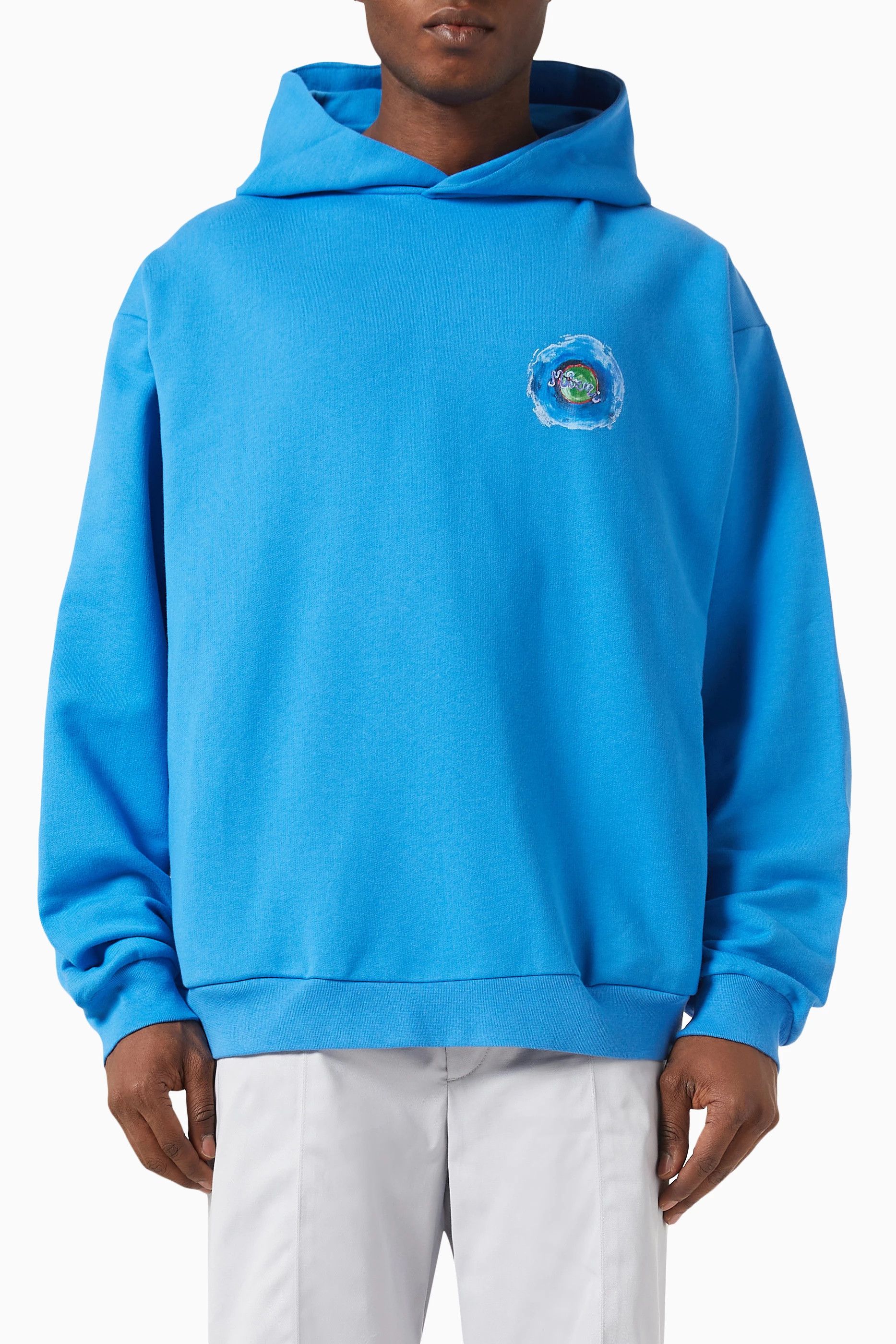 Marni o1y0225 Hoodie in Blue Size US M / EU 48-50 / 2 - 1 Thumbnail