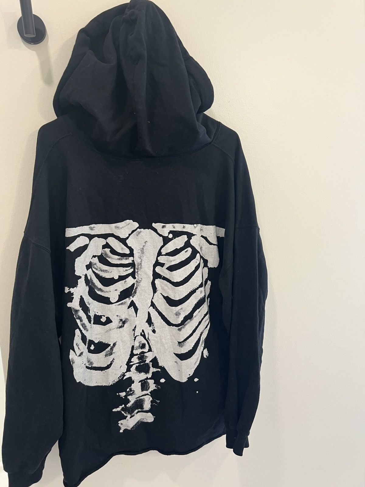 Urban Outfitters black skeleton zip up jacket 🩻🖤 Size L / US 10 / IT 46 - 3 Thumbnail