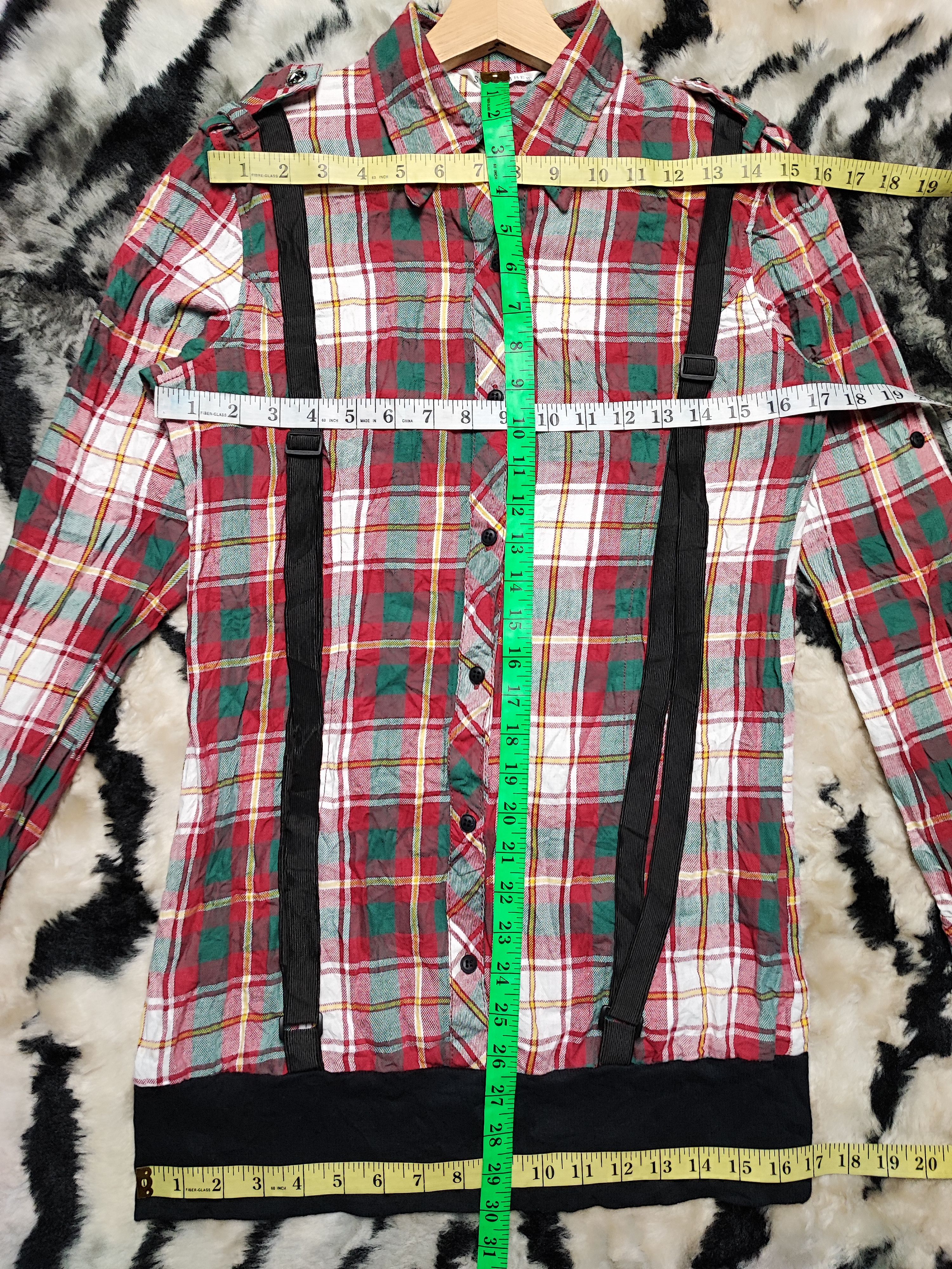 Flannel Flannel Checked Bondage Shirt Button Up Size S / US 4 / IT 40 - 10 Thumbnail