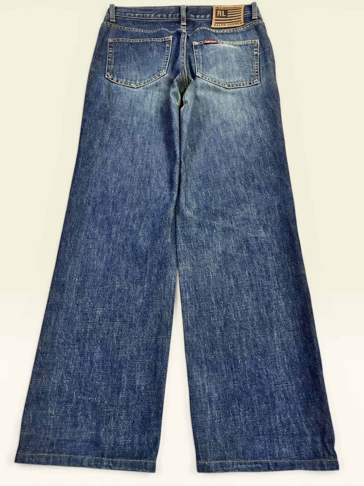 RRL Ralph Lauren 90s RL Ralph Lauren Japan Faded Loose Fit Jeans Size US 30 / EU 46 - 1 Thumbnail