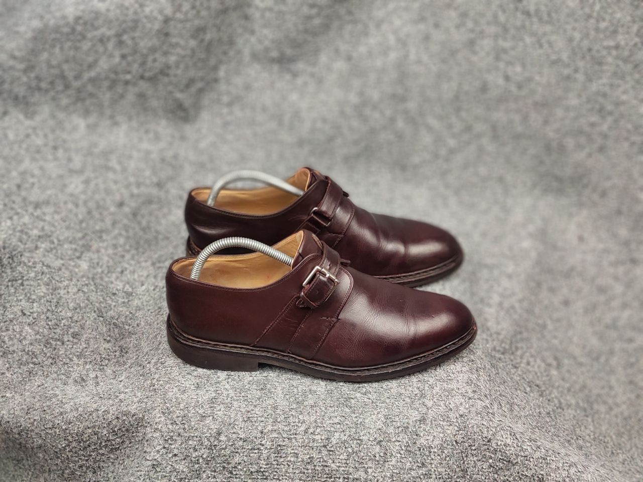 Heschung Heschuhd Design Bouleau Single Monk Strap Toe Derby Shoes Size US 8.5 / EU 41-42 - 2 Thumbnail