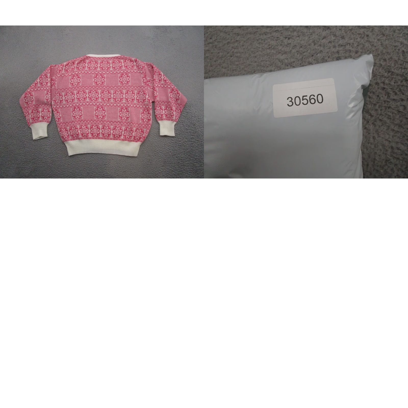 Vintage VINTAGE 90s Fashion Crossroads Nordic Snowflake Fair Isle Knit Sweater Pink SZ M Women Pullover Knit Pattern Fair Isle 90s Womens Size M / US 6-8 / IT 42-44 - 8 Thumbnail