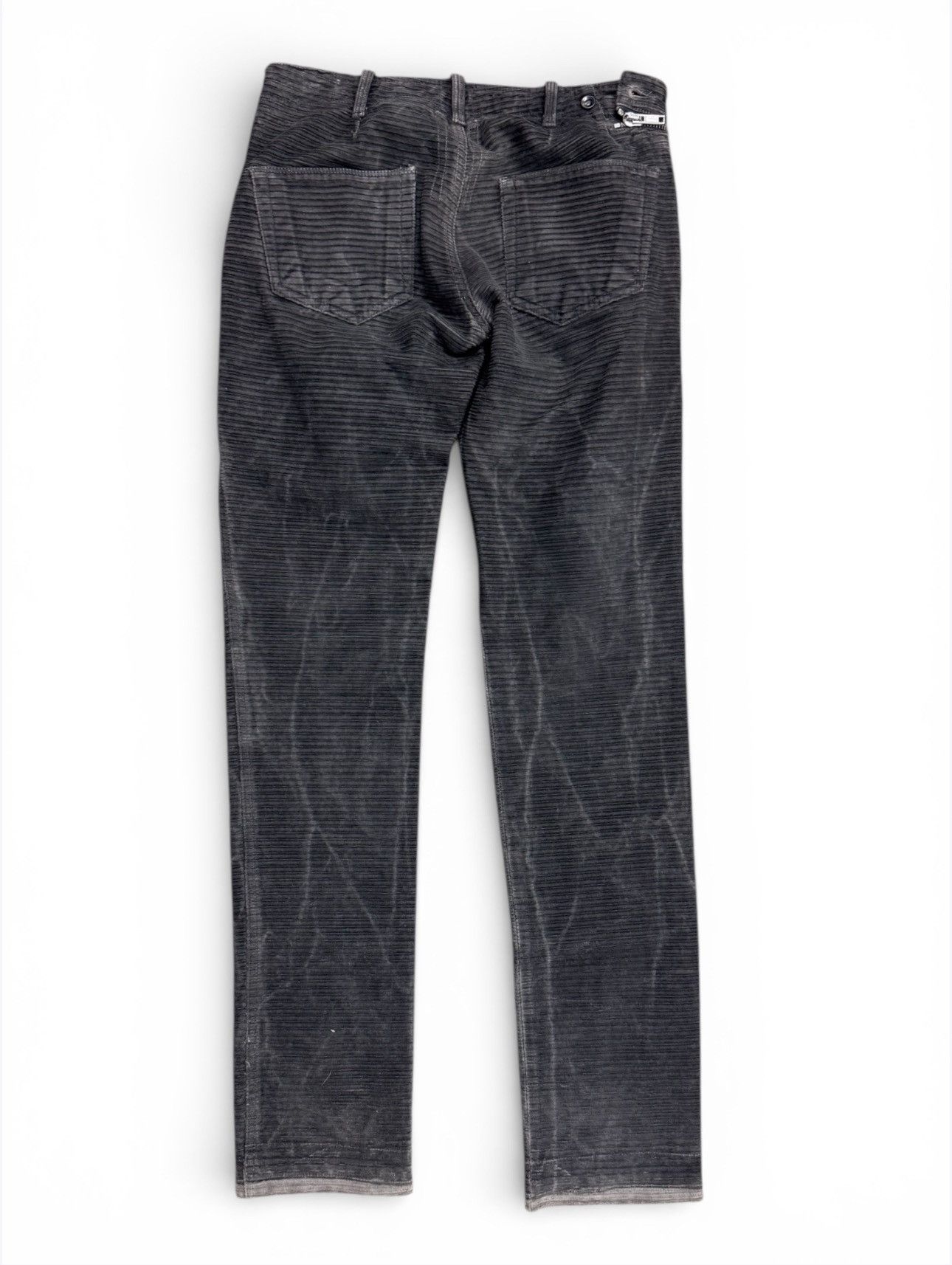 Rick Owens Rick Owens FW09 Corduroy Aircut Denim Size US 31 - 2 Thumbnail