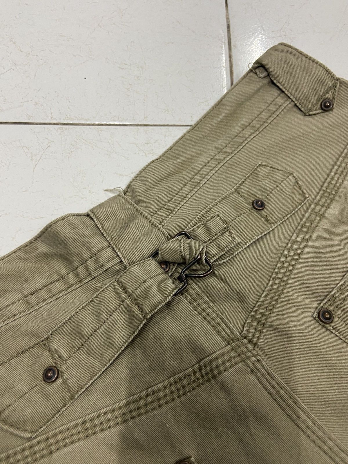 Japanese Brand TRUE GATE DOUBLE KNEE BUCKLE PANTS Size US 30 / EU 46 - 9 Thumbnail