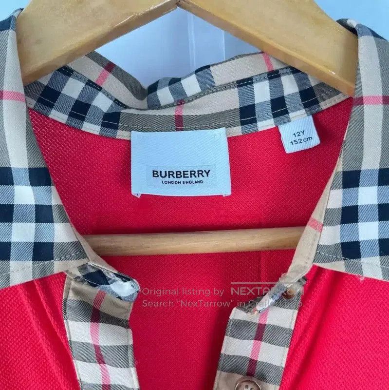 Burberry Burberry Summer Red Short Sleeve Dress. Size XS / US 0-2 / IT 36-38 - 5 Thumbnail