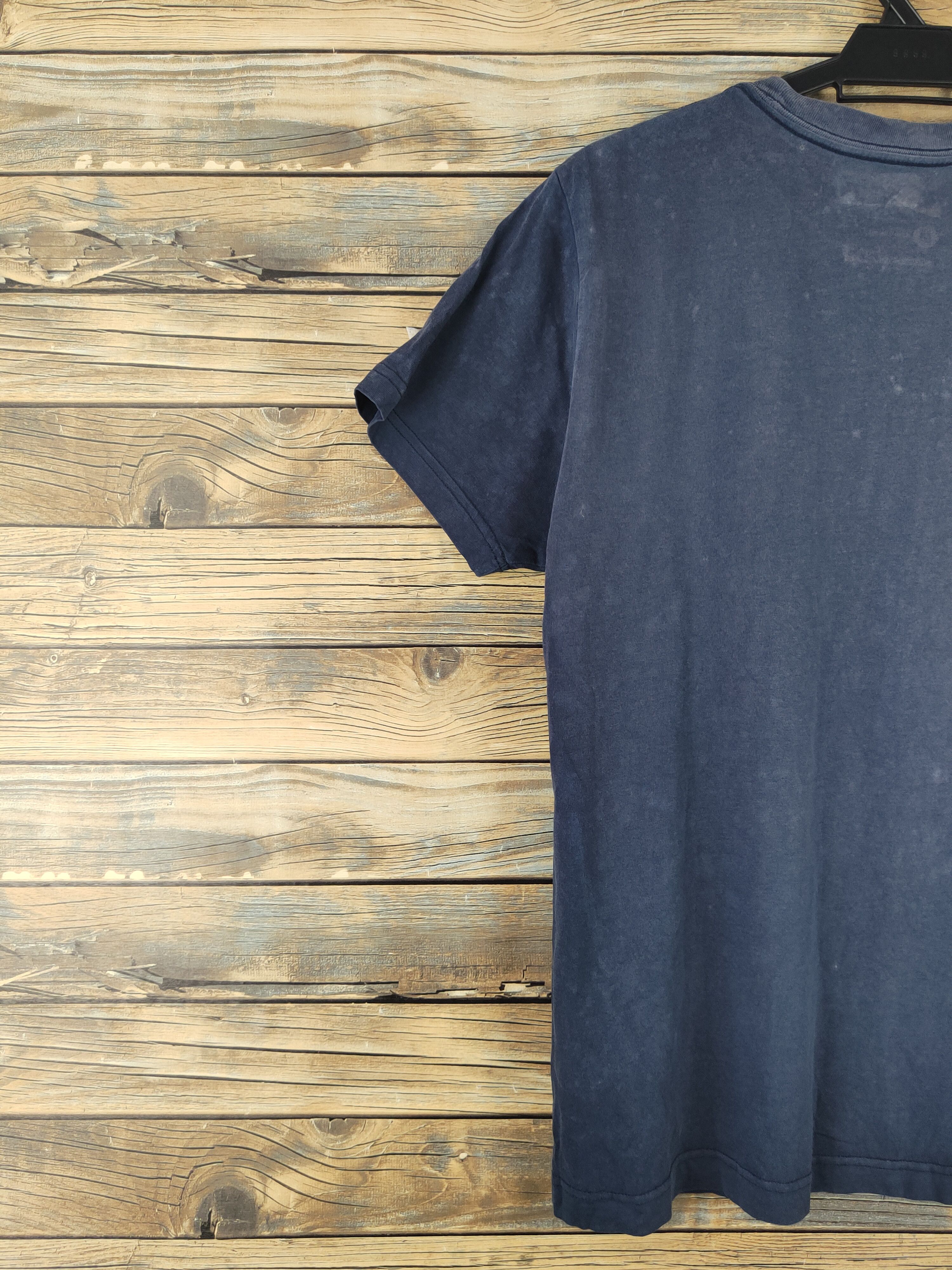 Nike × Vintage DL Nike Navy Faded Short Sleeve T-shirts #648 Size US M / EU 48-50 / 2 - 9 Thumbnail