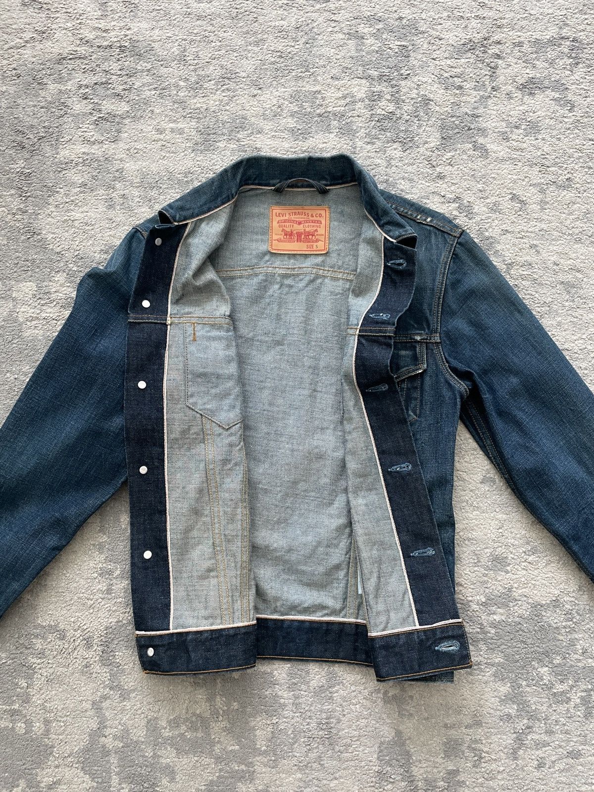 Levi's Levi’s SELVEDGE Denim Trucker Jacket Made in USA Size US S / EU 44-46 / 1 - 9 Thumbnail
