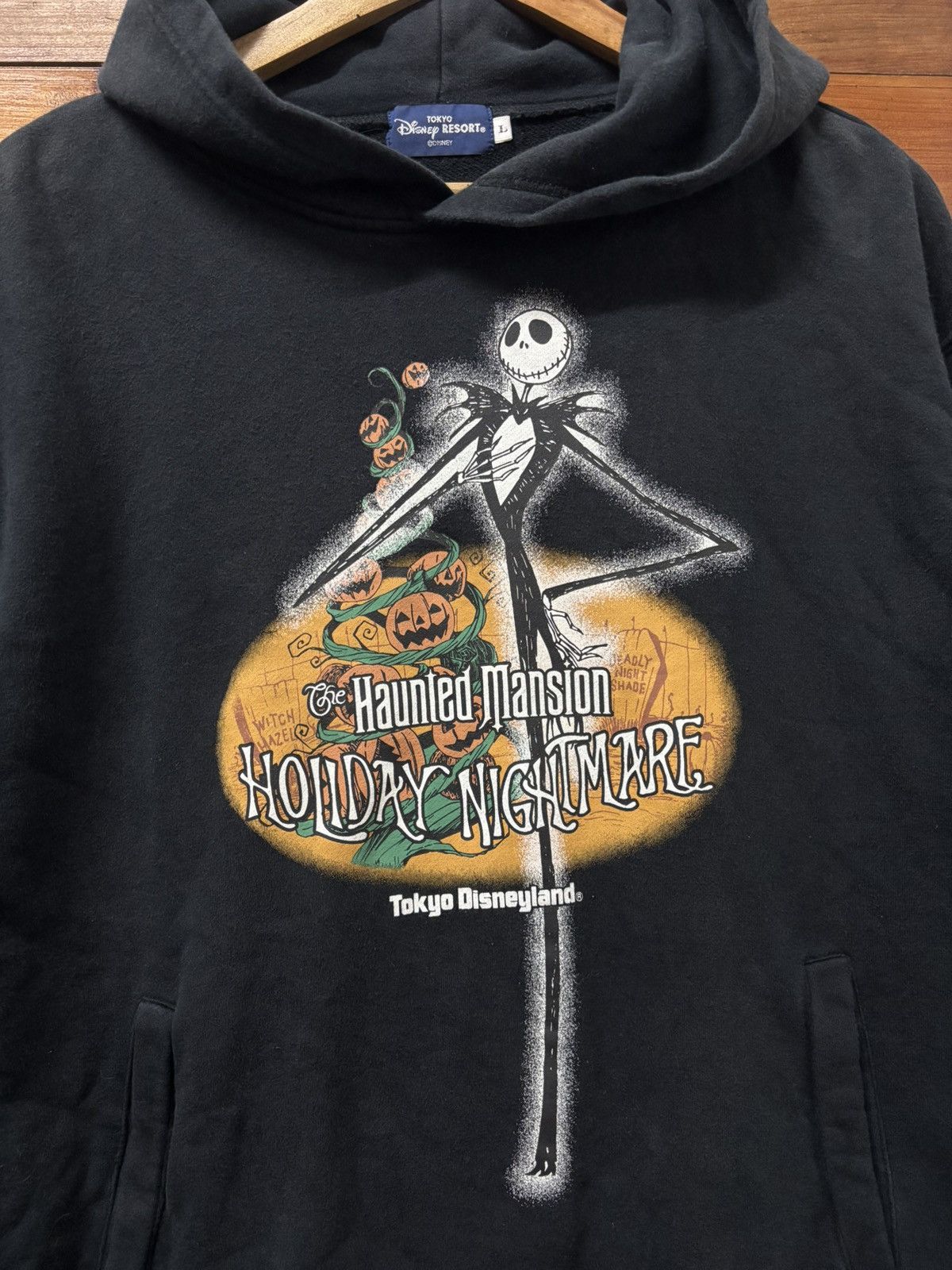 Disney Vintage tim burtons nightmare before christmas hoodie Size US L / EU 52-54 / 3 - 4 Thumbnail