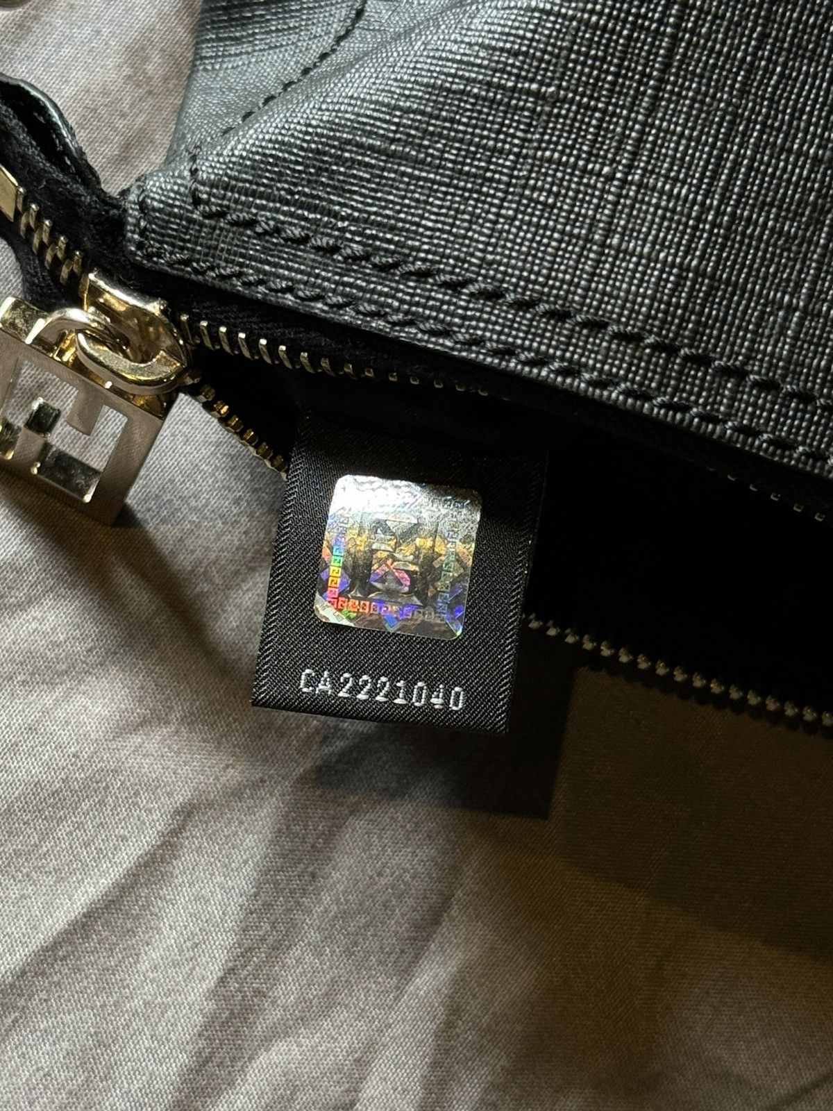 Fendi Fendi Black Zucca Coated Canvas Accessories Pochette Size ONE SIZE - 11 Thumbnail