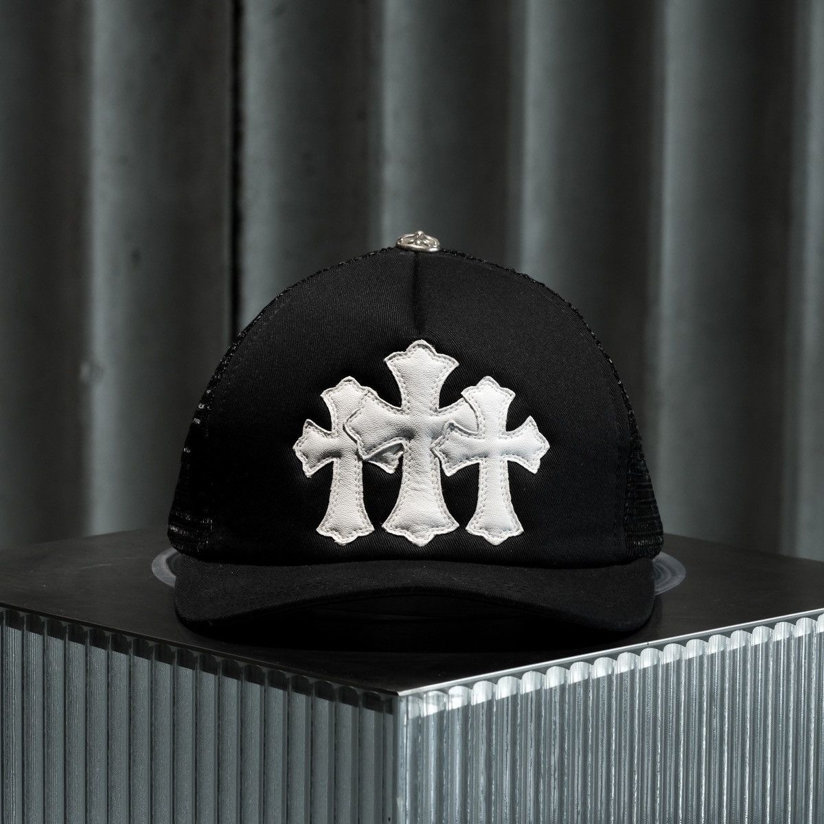 Chrome Hearts CHROME HEARTS TRUCKER CAP - CEMETERY PATCHWORK Size ONE SIZE - 1 Thumbnail