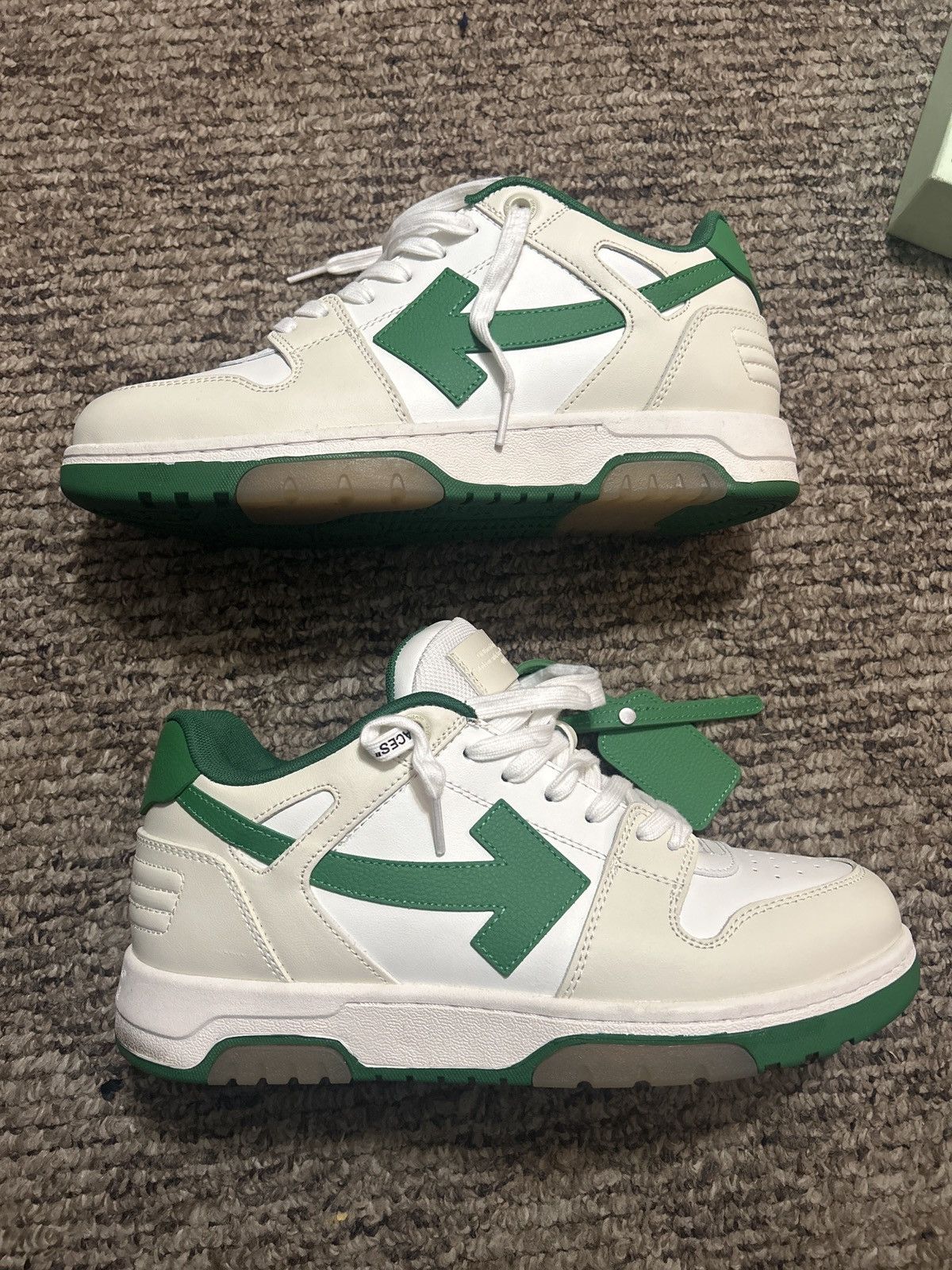 Off-White Out of Office Off White Green Size US 11 / EU 44 - 1 Thumbnail