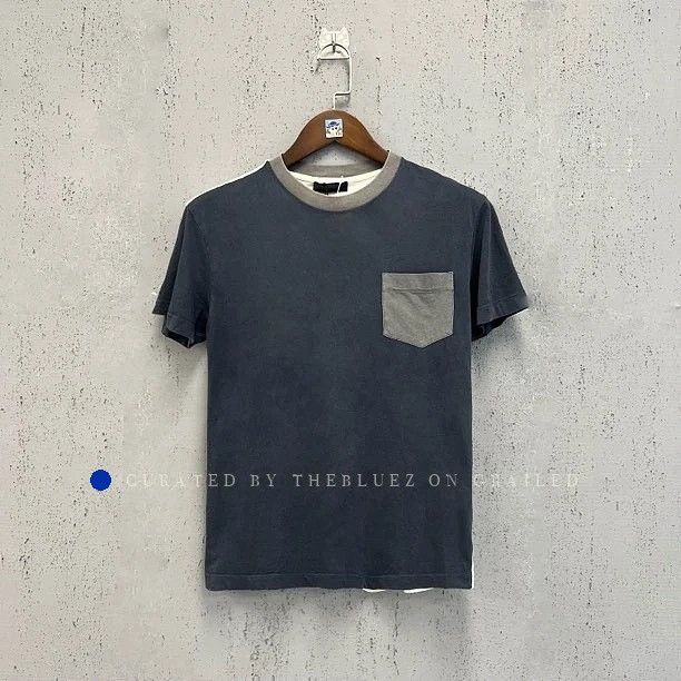 Prada Colorblock Pocket T-Shirt in Multi Size US M / EU 48-50 / 2 - 1 Thumbnail