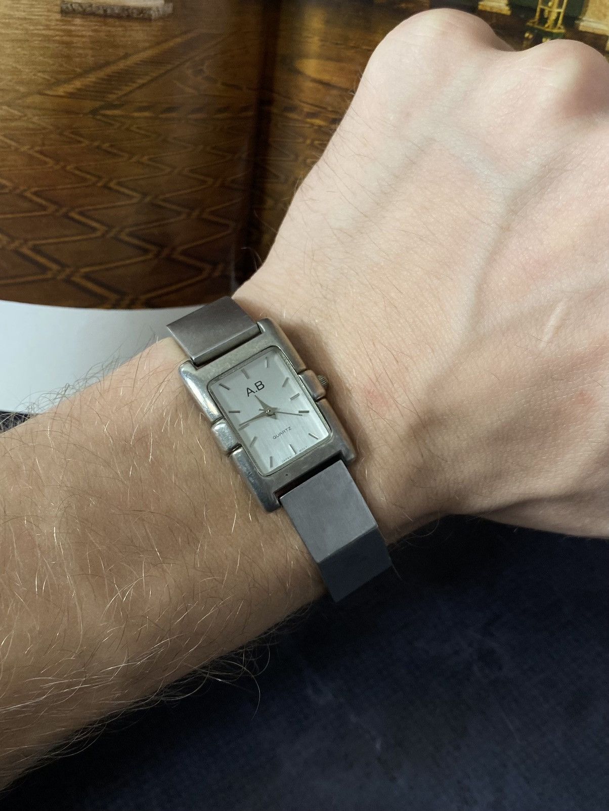 Japanese Brand Women's Watch, Silver Tone, Quartz, Thin Bracelet Size ONE SIZE - 5 Thumbnail