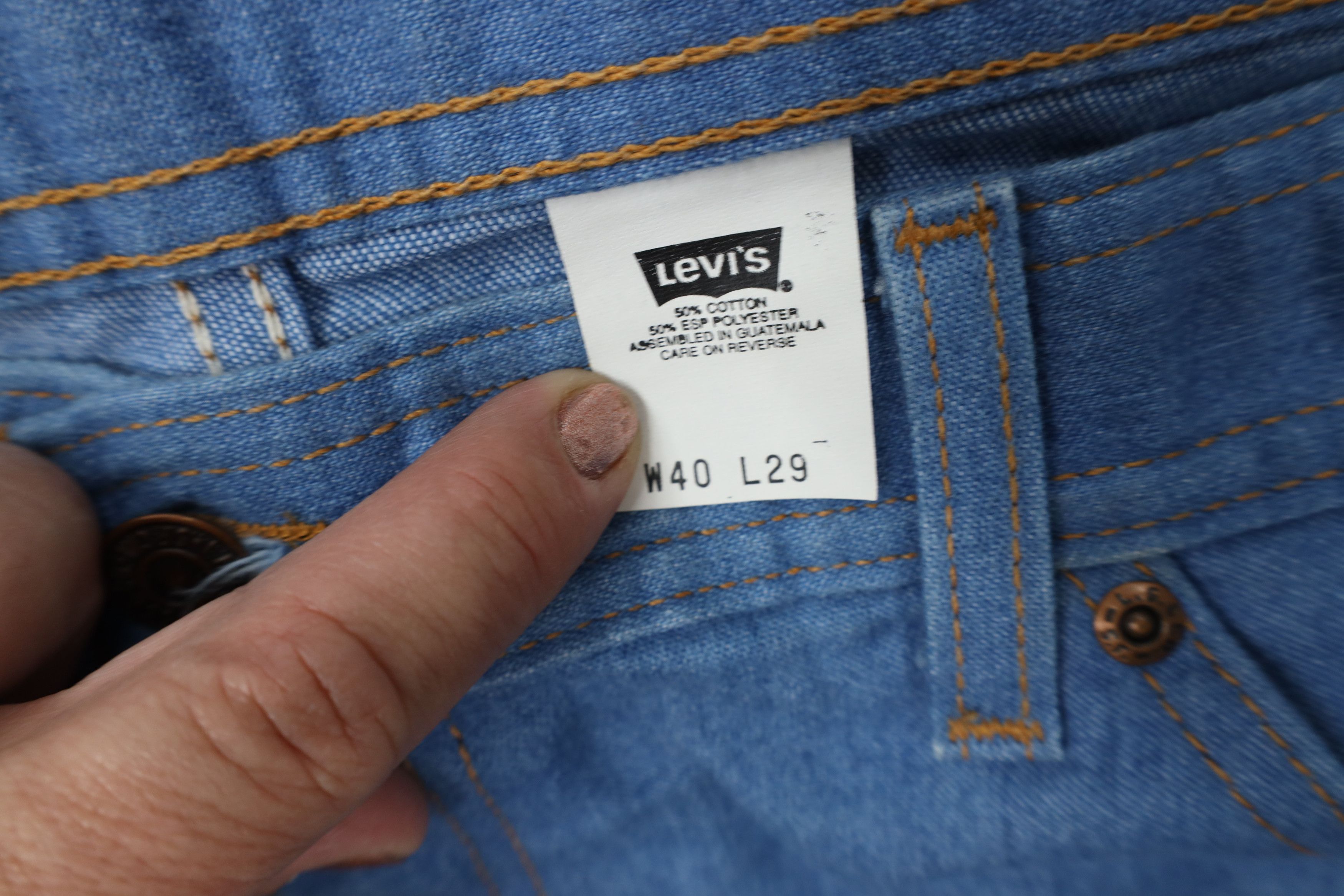 Levi's Vintage Y2K 2000 Levis Flared Wide Leg Denim Jeans Blue Size US 40 / EU 56 - 10 Thumbnail