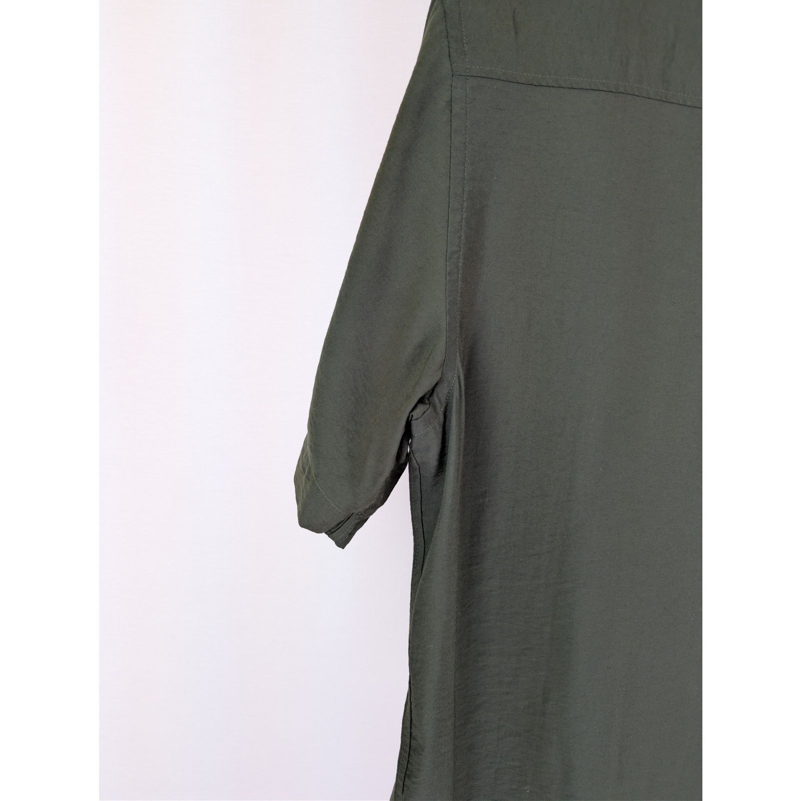NN07 o1rshd1 CC20 Men's Dark Green Resort Collar Shirt Size US S / EU 44-46 / 1 - 13 Thumbnail