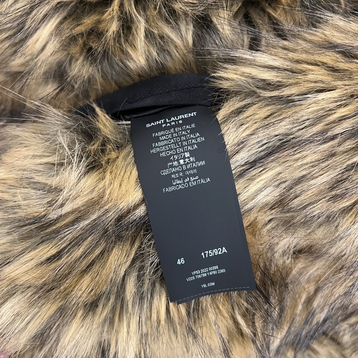 Saint Laurent Paris Saint Laurent Oversized Faux Fur Coat in Large Size US S / EU 44-46 / 1 - 9 Thumbnail