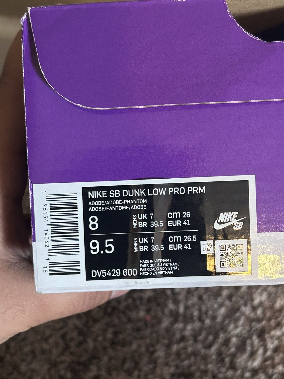 Nike Nike Dunk Low SB Adobe Size US 8 / EU 41 - 10 Thumbnail