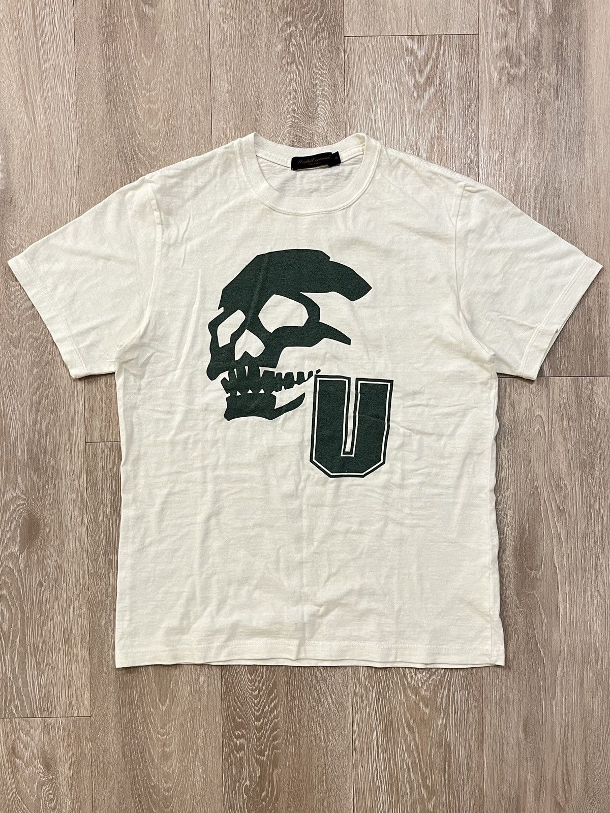 Undercover AW03 Paper Doll Varsity Skull Logo Tee Size US M / EU 48-50 / 2 - 2 Thumbnail