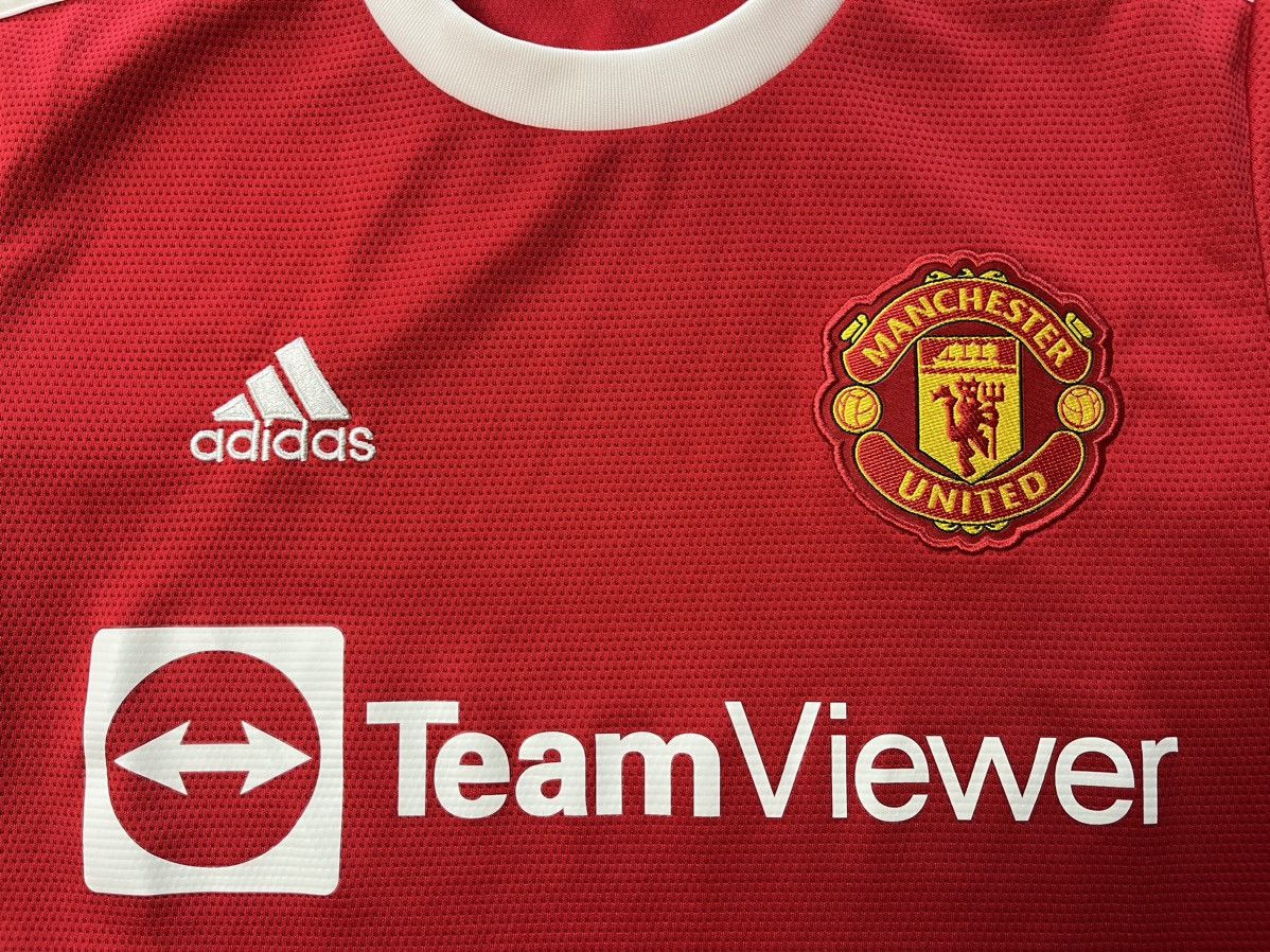 Adidas MANCHESTER UNITED 2021 2022 HOME SHIRT SOCCER JERSEY ADIDAS Size US S / EU 44-46 / 1 - 3 Thumbnail