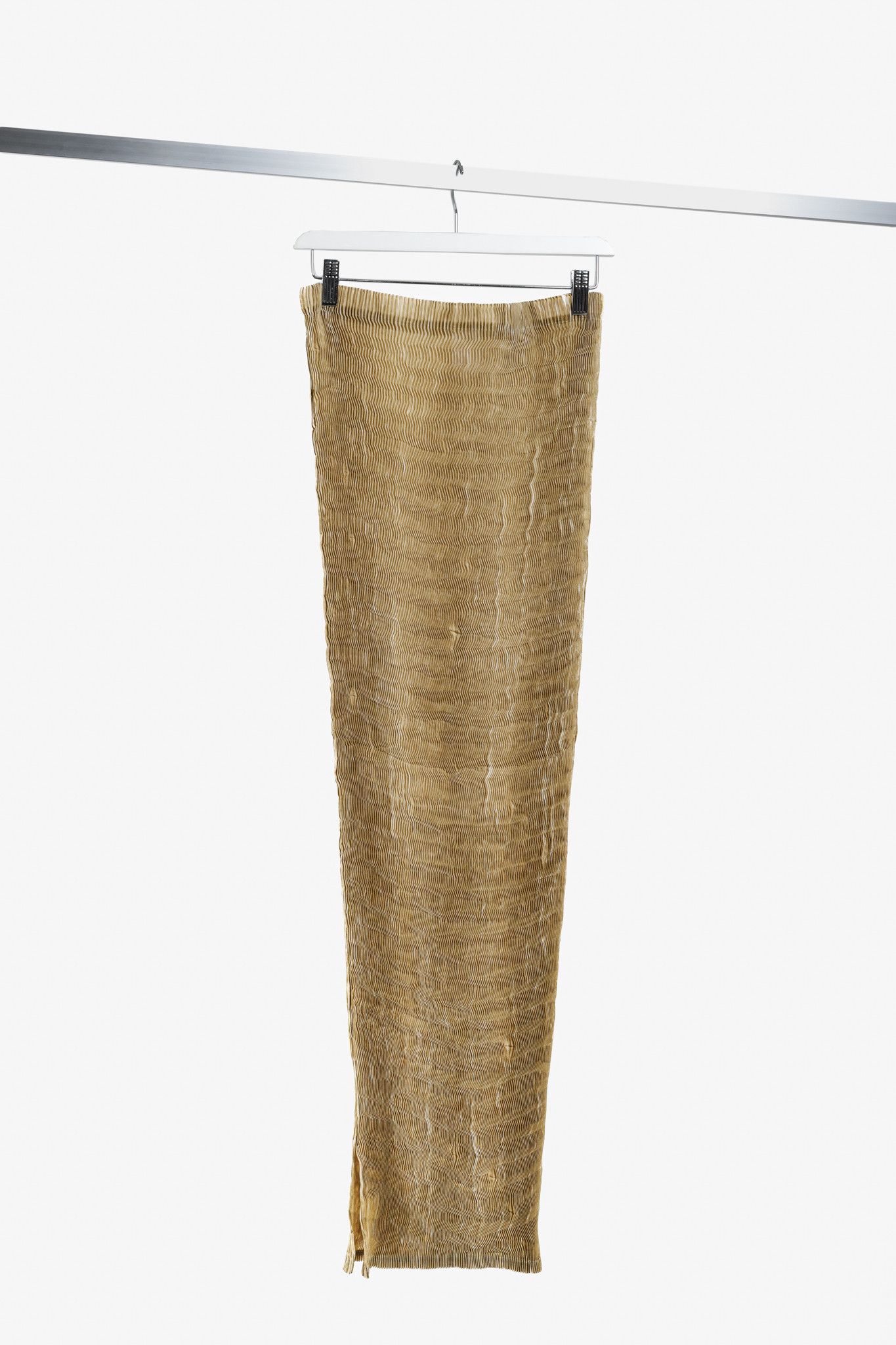 Issey Miyake Issey Miyake Archival Tan Zigzag Pleats Long Duster Size M / US 6-8 / IT 42-44 - 11 Thumbnail