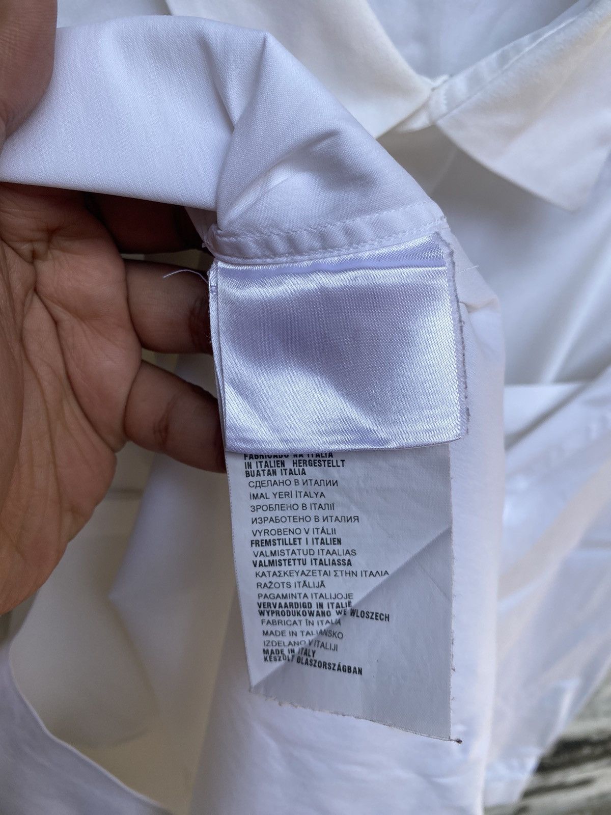 Prada PRADA FORMAL WHITE SHIRT LONG SLEEVE Size US XXL / EU 58 / 5 - 7 Thumbnail