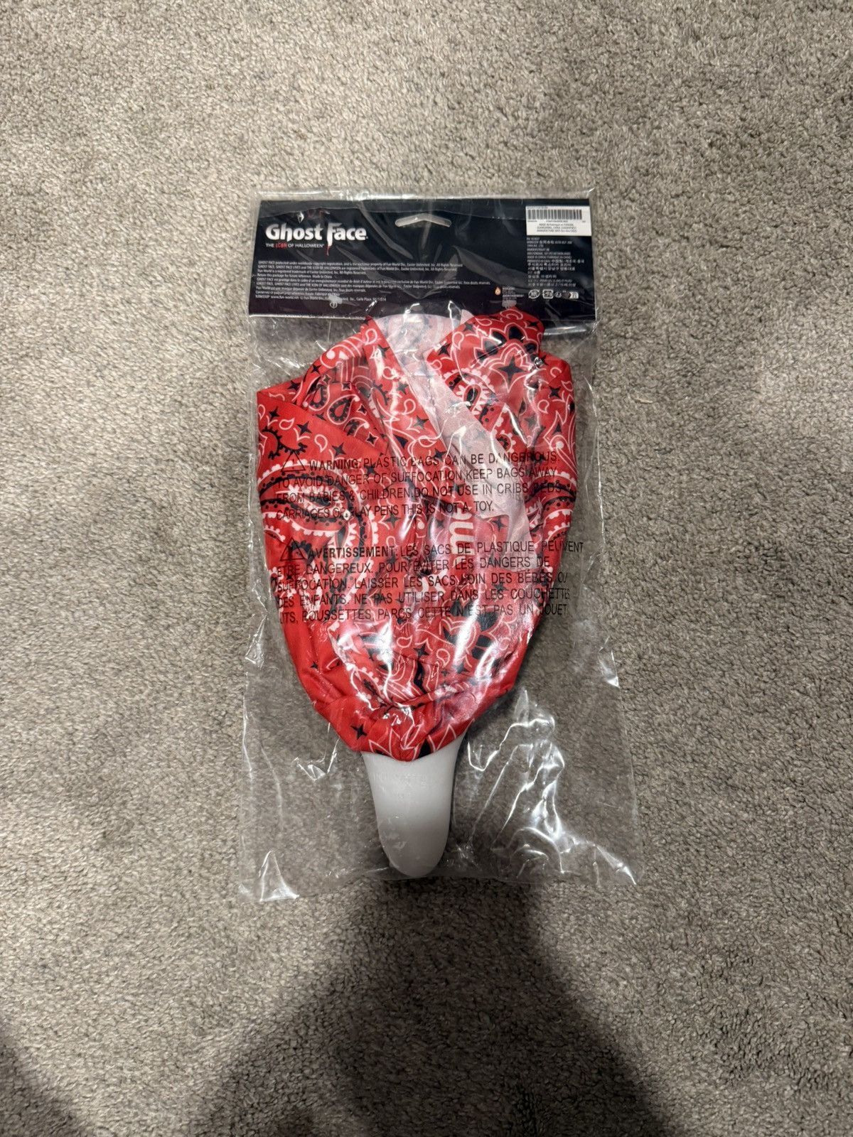 Supreme Supreme X Scream Ghostface Mask Red Size ONE SIZE - 4 Thumbnail