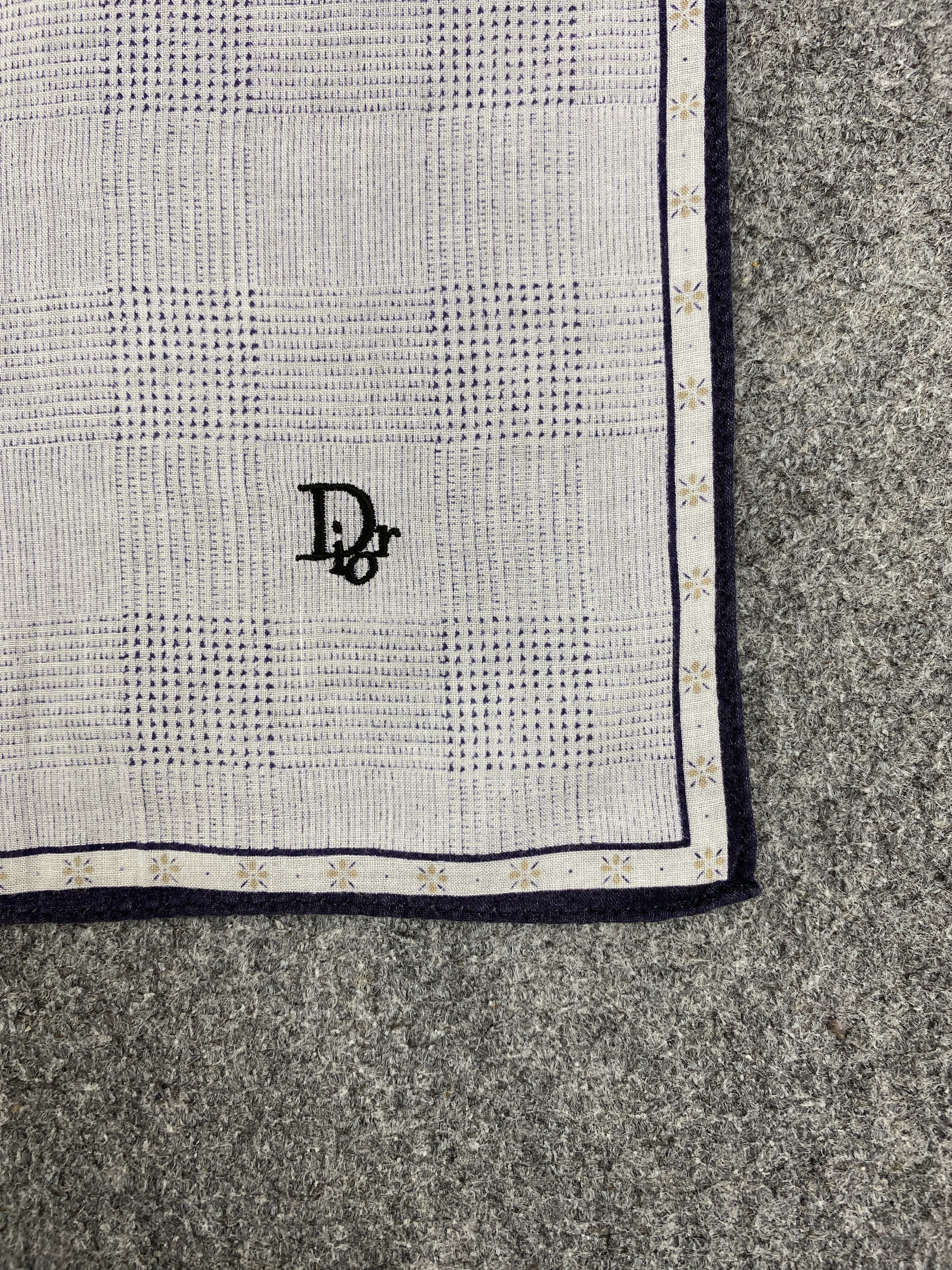 Christian Dior Monsieur Christian Dior Bandana / Handkerchief / Neckerchief HKC0390 Size ONE SIZE - 5 Thumbnail