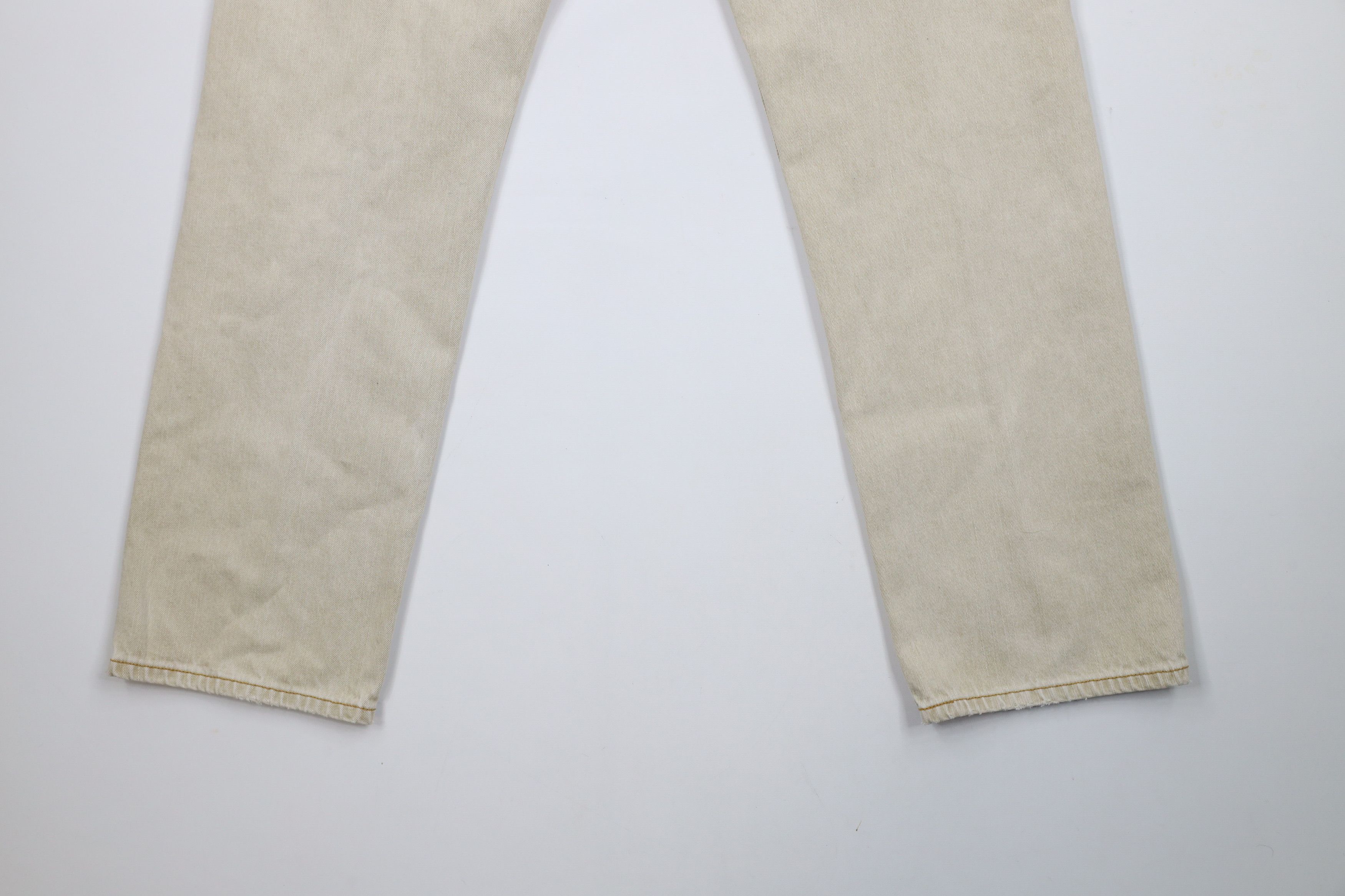 Levi's × Vintage Vintage Y2K Levis 505 Regular Fit Denim Jeans Beige Tan Size US 34 / EU 50 - 14 Thumbnail
