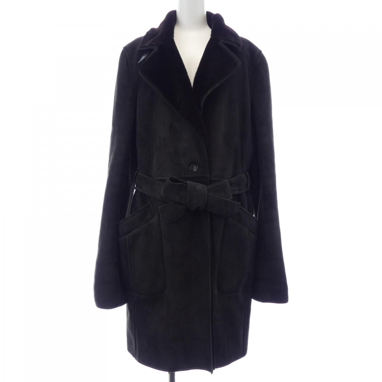 Loewe Loewe Loewe Shearling Leather Coat Fur Outerwear DUTY FREE for USA Size ONE SIZE - 1 Thumbnail