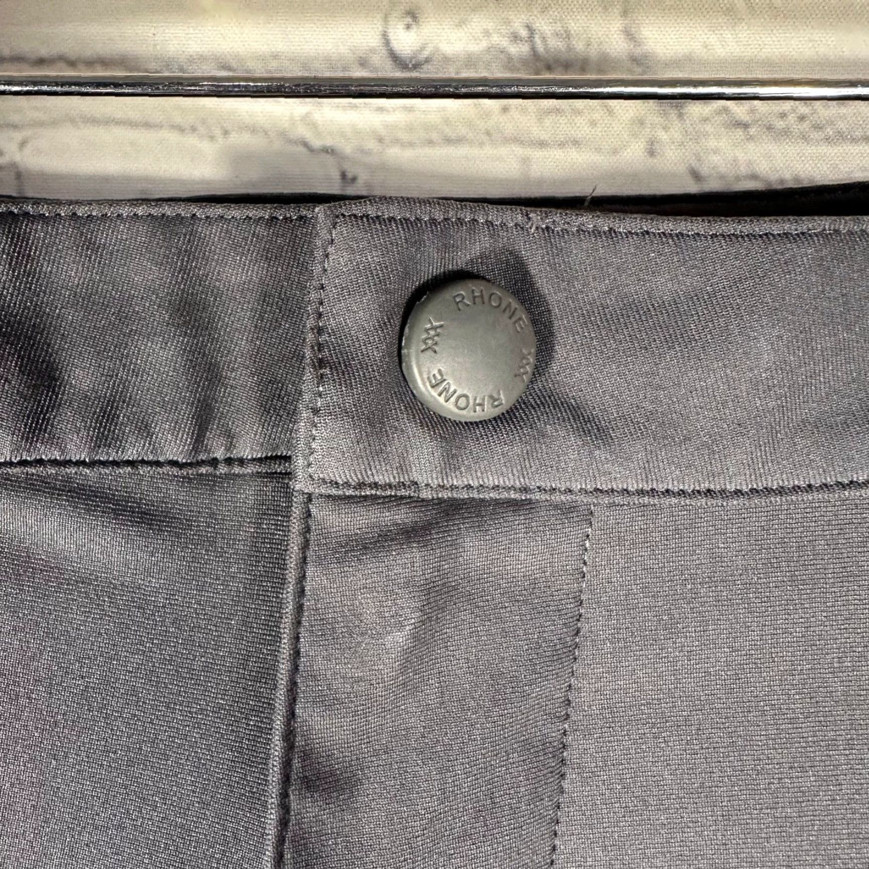Rhone Rhone Commuter Pants Mens 38T Gray Stretch Straight Leg Performance Trousers Size US 36 / EU 52 - 6 Thumbnail