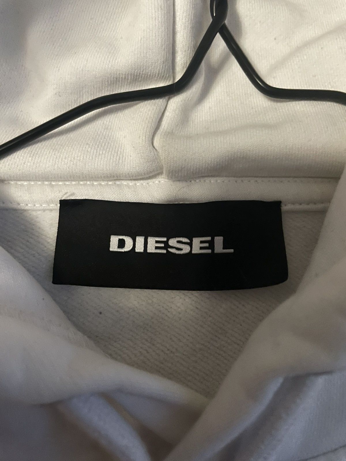 Diesel Diesel Denim Division White Hoodi Size US L / EU 52-54 / 3 - 2 Thumbnail