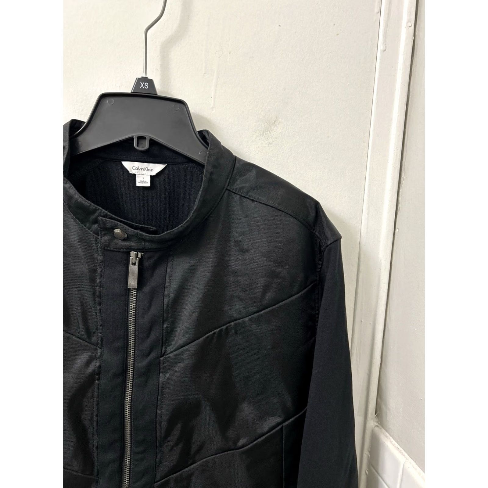 Calvin Klein Calvin Klein Jacket Mens Size L Black Full Zip Bomber Pockets Long Sleeve Size US L / EU 52-54 / 3 - 4 Thumbnail