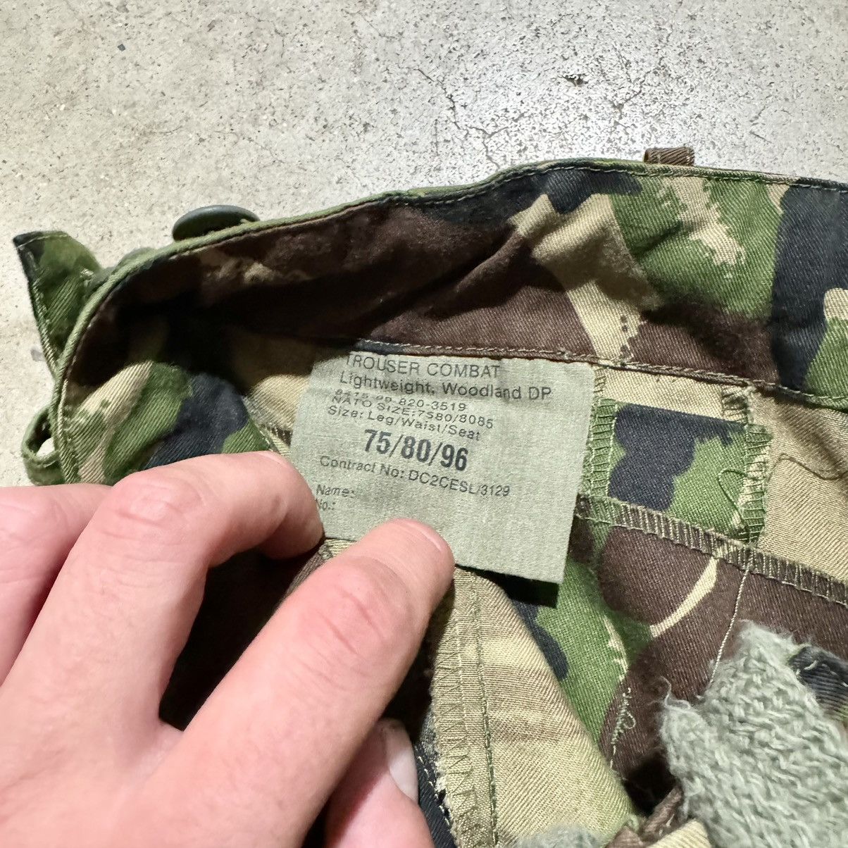 Vintage VINTAGE CAMO CARGO MILITARY PANTS! Size US 30 / EU 46 - 6 Thumbnail