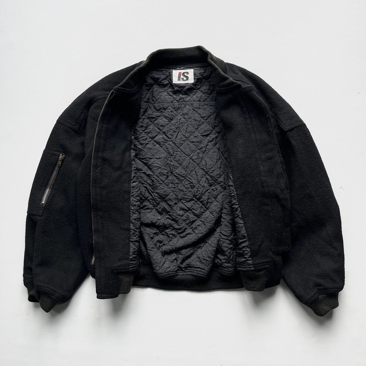 Issey Miyake Issey miyake vintage 80's legendary care tag big logo bomber Size US L / EU 52-54 / 3 - 8 Thumbnail
