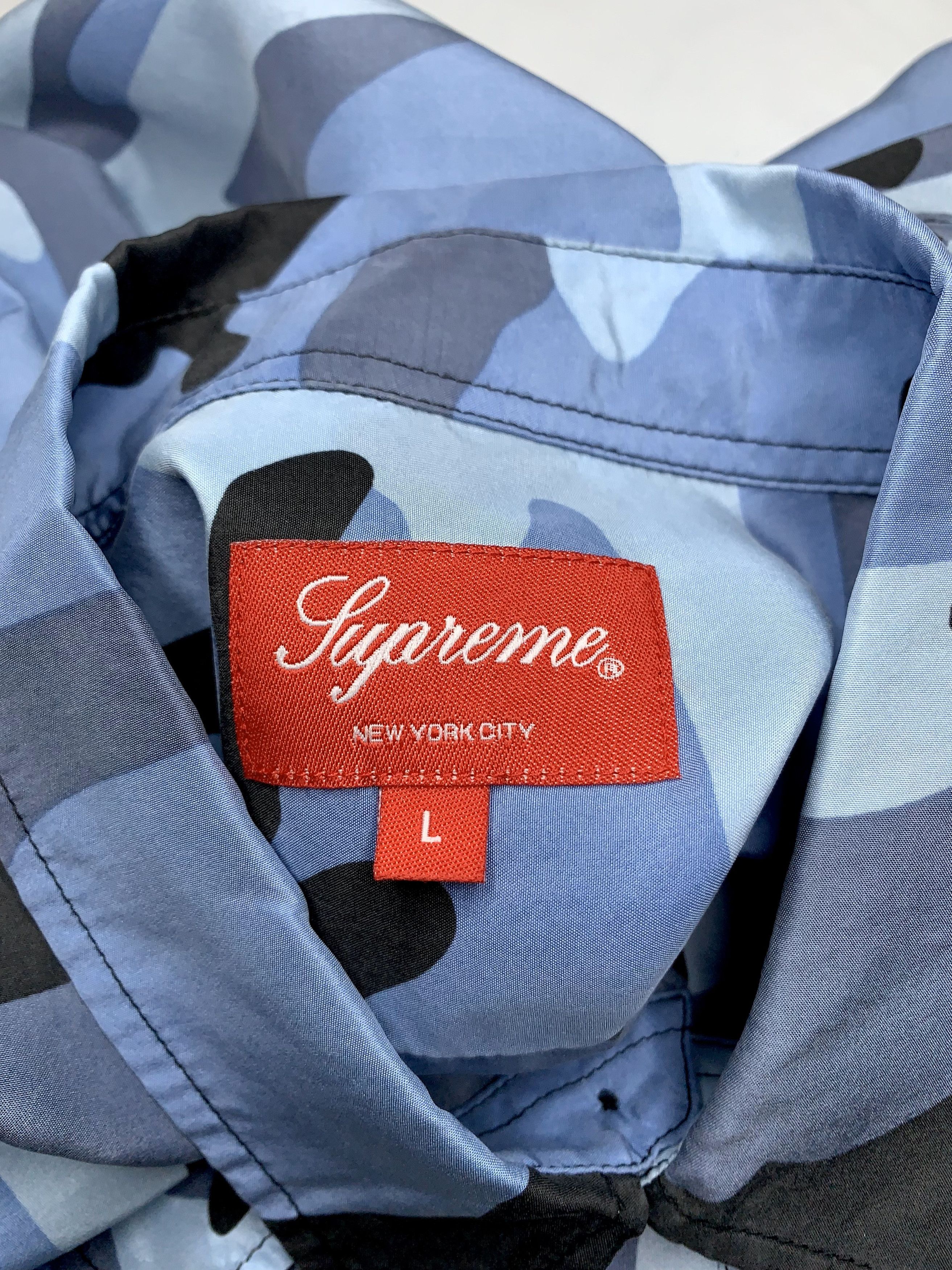 Supreme Supreme SS19 Silk Long Sleeve (L) Size US L / EU 52-54 / 3 - 5 Thumbnail