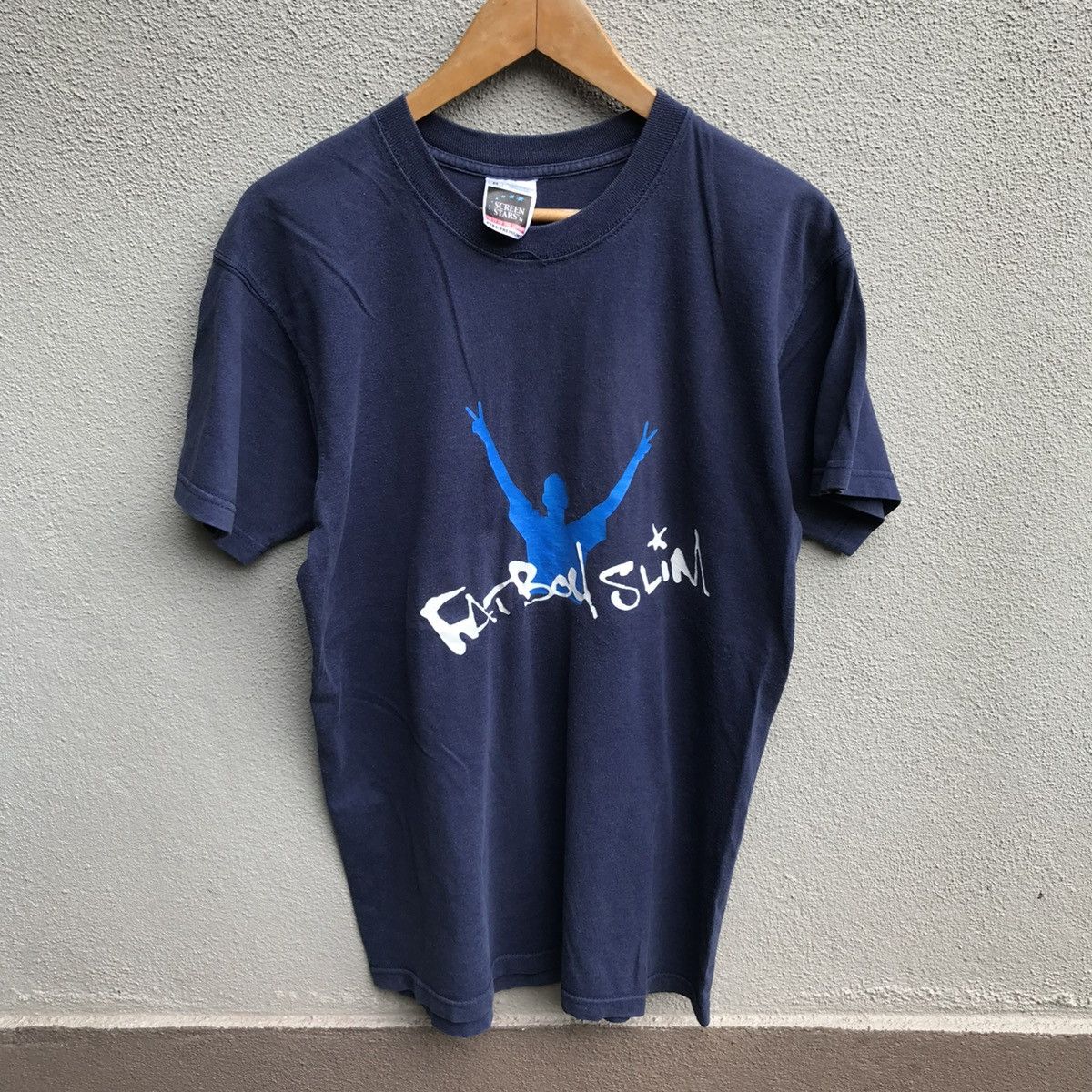 Band Tees × Vintage Vintage FATBOY SLIM band tee dj acid house electro Size US M / EU 48-50 / 2 - 1 Thumbnail