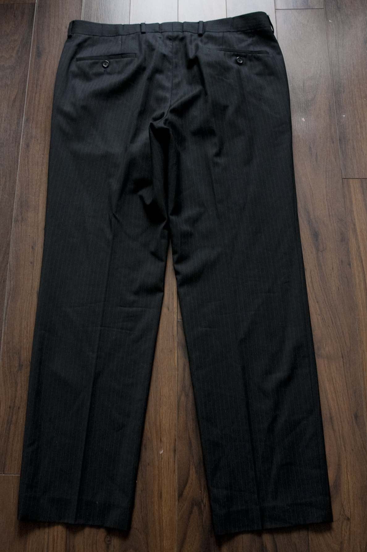Hugo Boss Hugo Boss Pants Paolini Size 37x31 Dark Gray Stripe Size US 37 - 2 Thumbnail