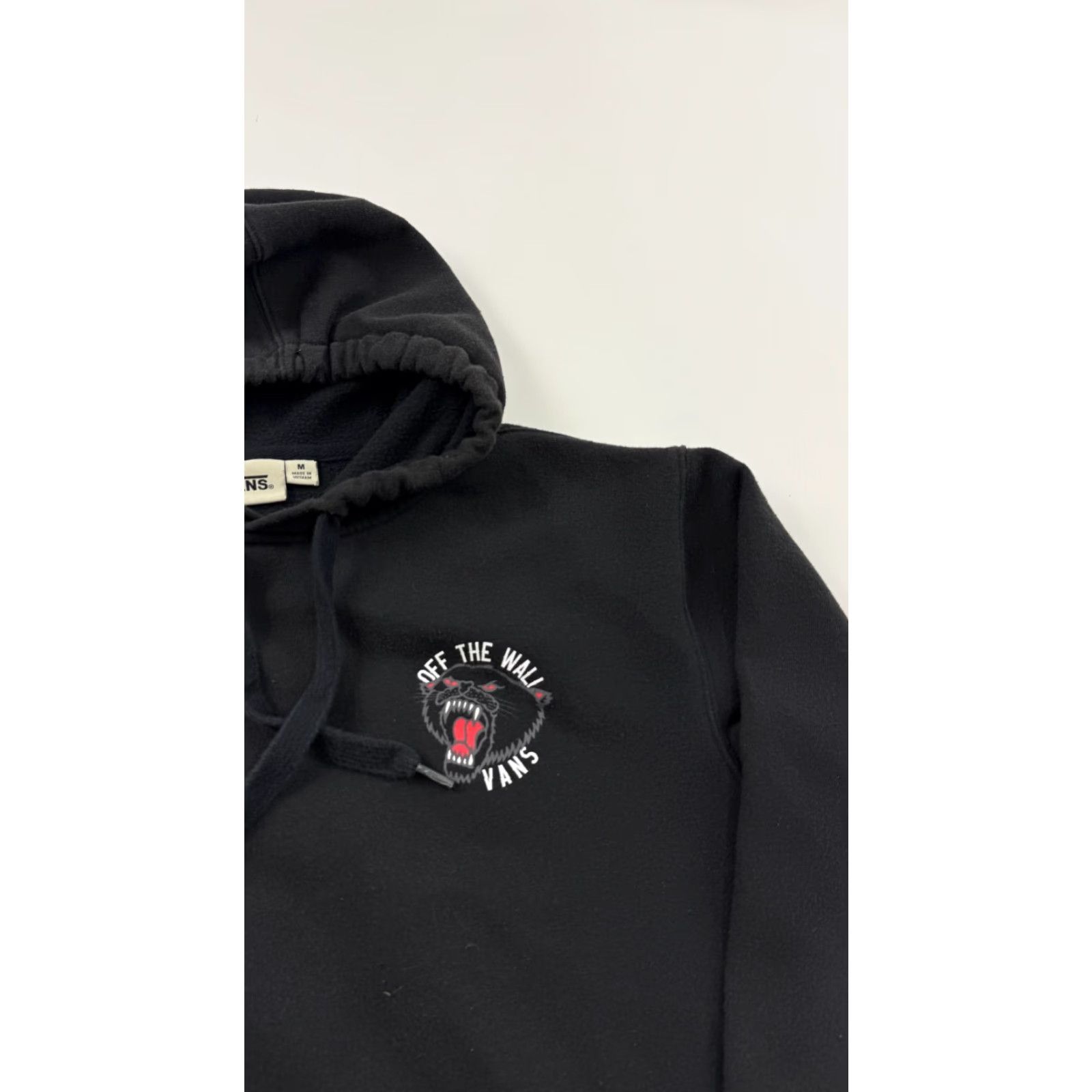 Vans VANS Hoodie Mens Medium Black Graphic Pullover Off The Wall Outdoor Size US M / EU 48-50 / 2 - 3 Thumbnail