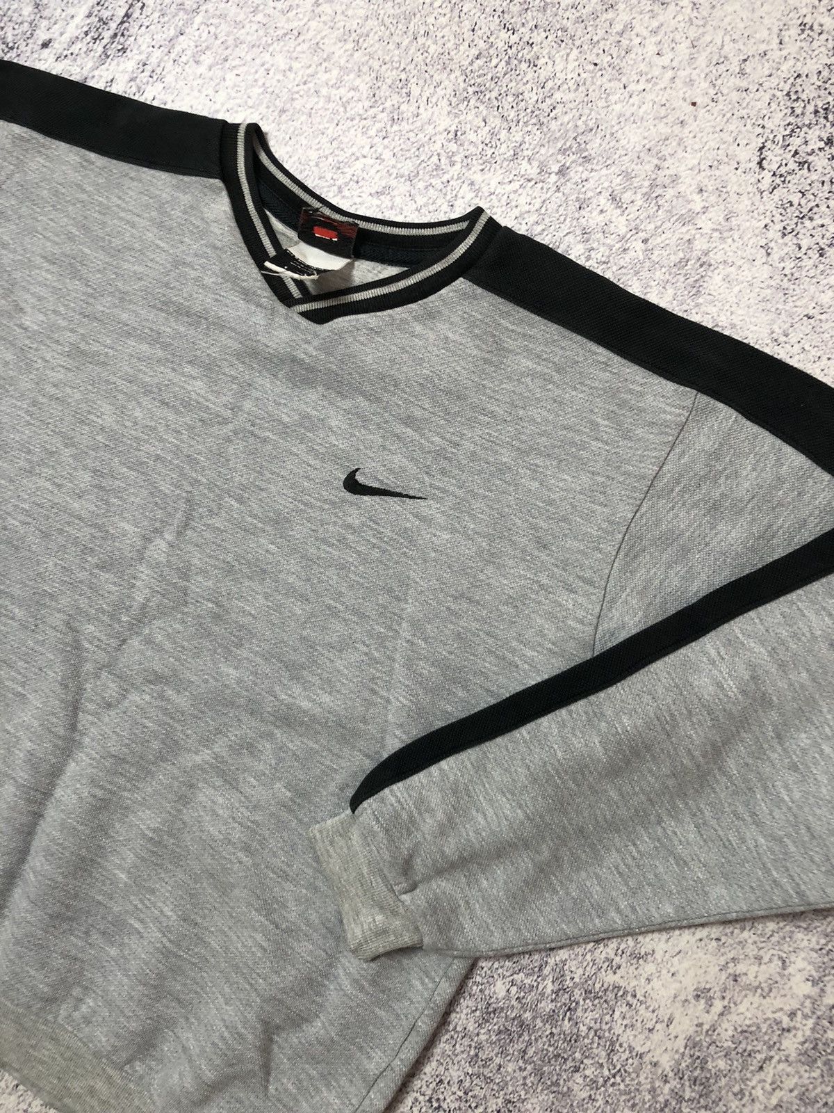 Vintage Vintage men’s sweater Nike drill made in usa 🇺🇸 y2k Size US S / EU 44-46 / 1 - 7 Thumbnail