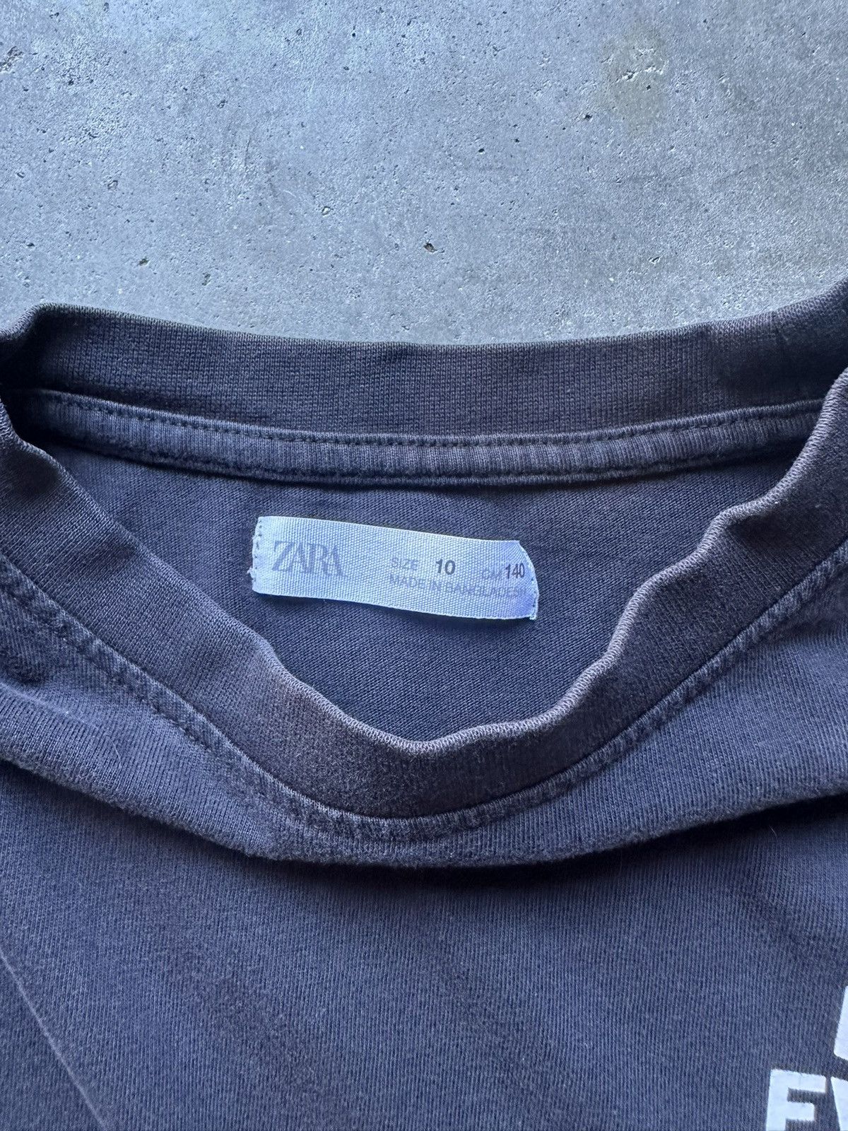 Zara Cool Zara black tee Size US S / EU 44-46 / 1 - 7 Thumbnail