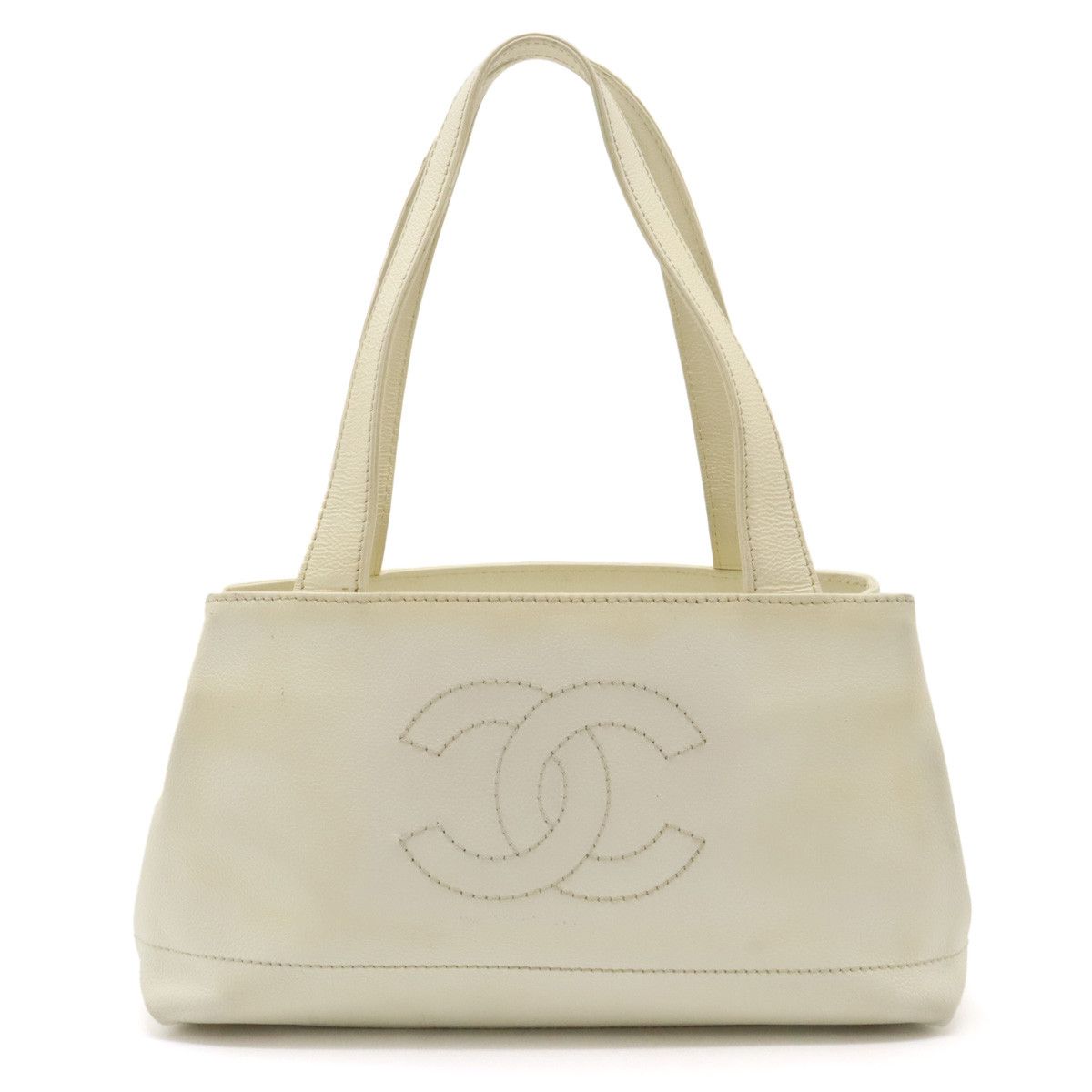 Chanel Chanel Chanel Caviar Skin Coco Mark Tote Bag Leather Tote Bag in Good Condition Size ONE SIZE - 1 Thumbnail