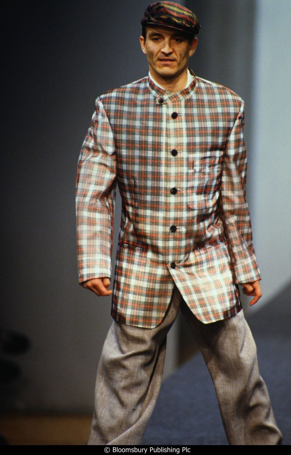 Issey Miyake Vintage SS96 Runway Translucent Tartan Plaid Jacket Size US M / EU 48-50 / 2 - 1 Thumbnail