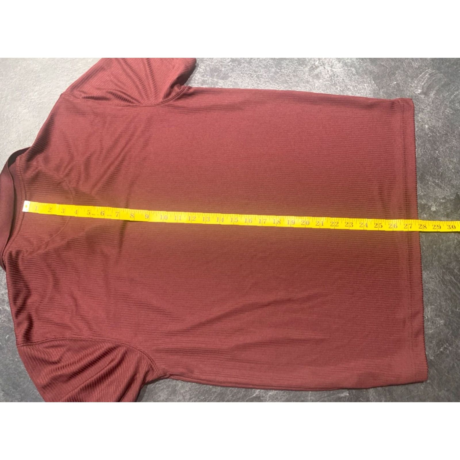 Vintage R&R Casual Polo Shirt Mens Large Maroon 1/4 Zip Golf Short Sleeve Classic Modern Sports Size US L / EU 52-54 / 3 - 7 Thumbnail