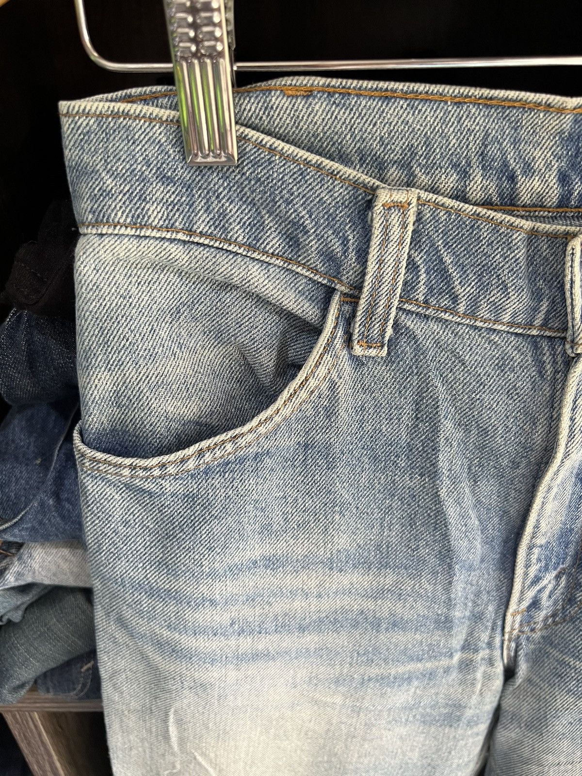 Levi's Vintage Clothing 🔥Vintage Levis Distressed Denim Made in Usa Size US 29 - 4 Thumbnail