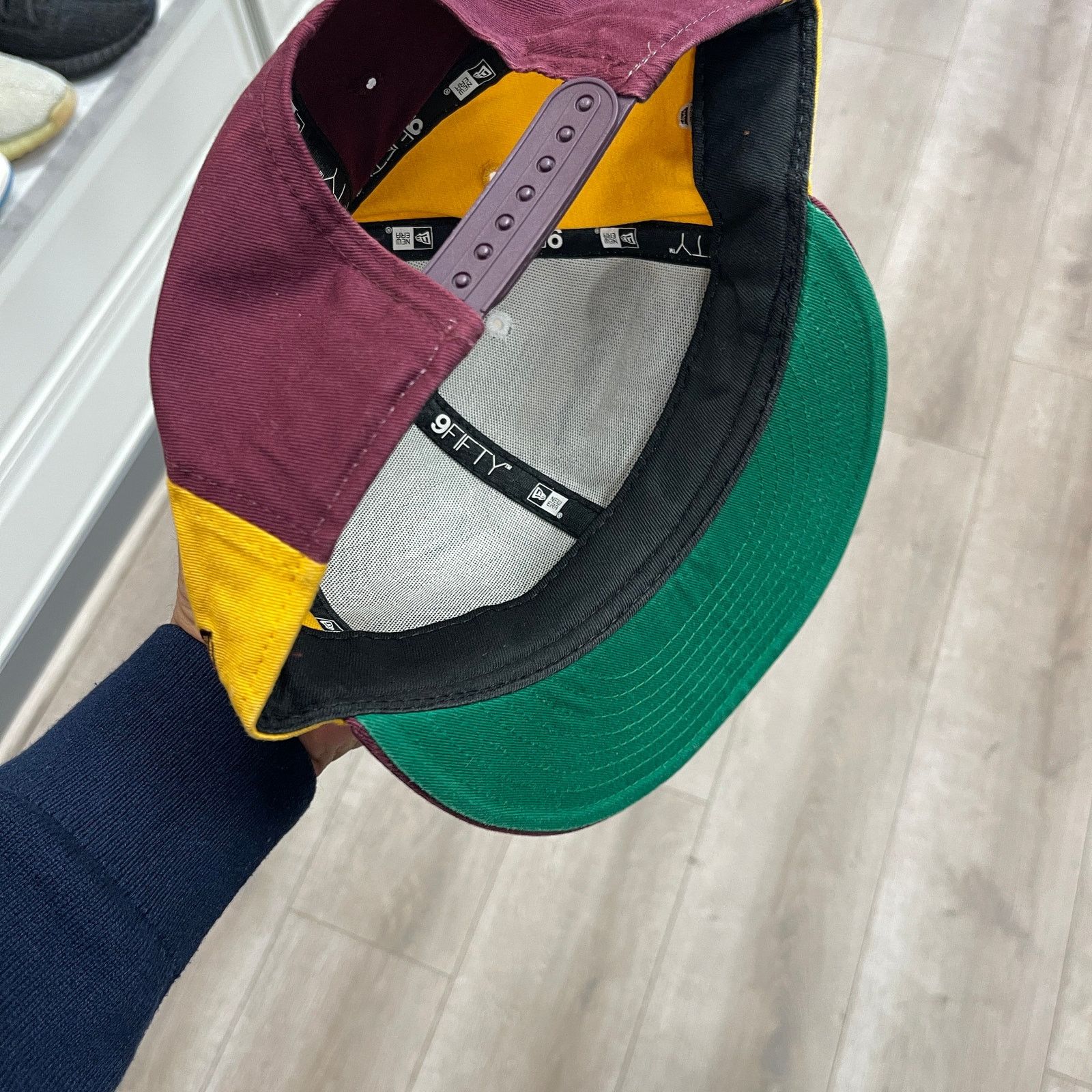 New Era Arizona State Sun Devils Color Block Snapback Hat Cap Size ONE SIZE - 2 Thumbnail