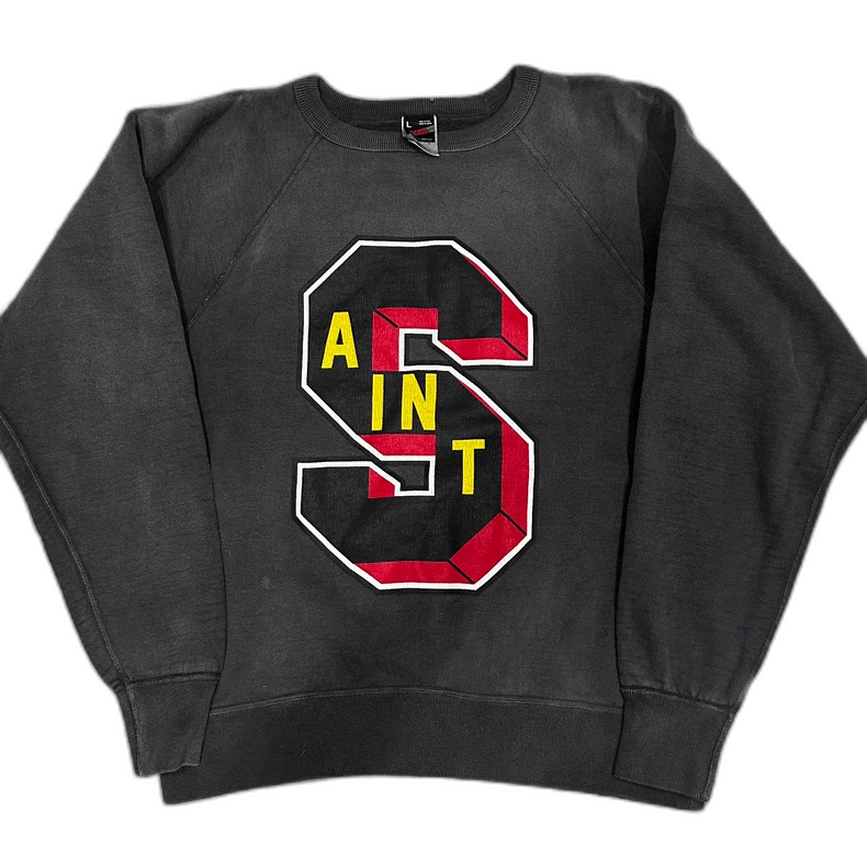 Saint Michael Saint Michael Black Red Graphic Sweatshirt Size US L / EU 52-54 / 3 - 1 Thumbnail