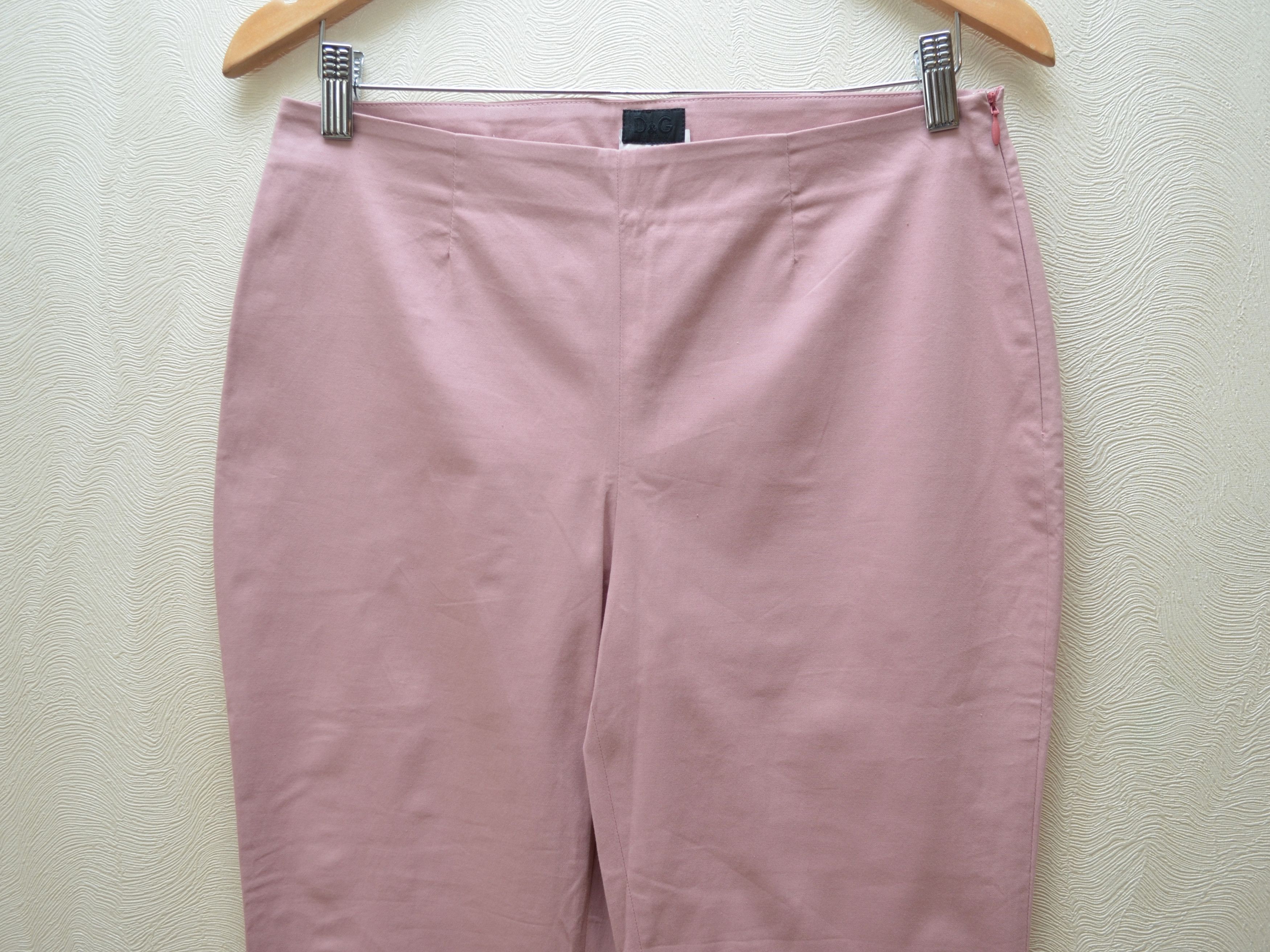 Dolce & Gabbana × Vintage Vintage Dolce & Gabbana Cropped Pants Trousers Capri Pink Size 28" / US 6 / IT 42 - 2 Thumbnail